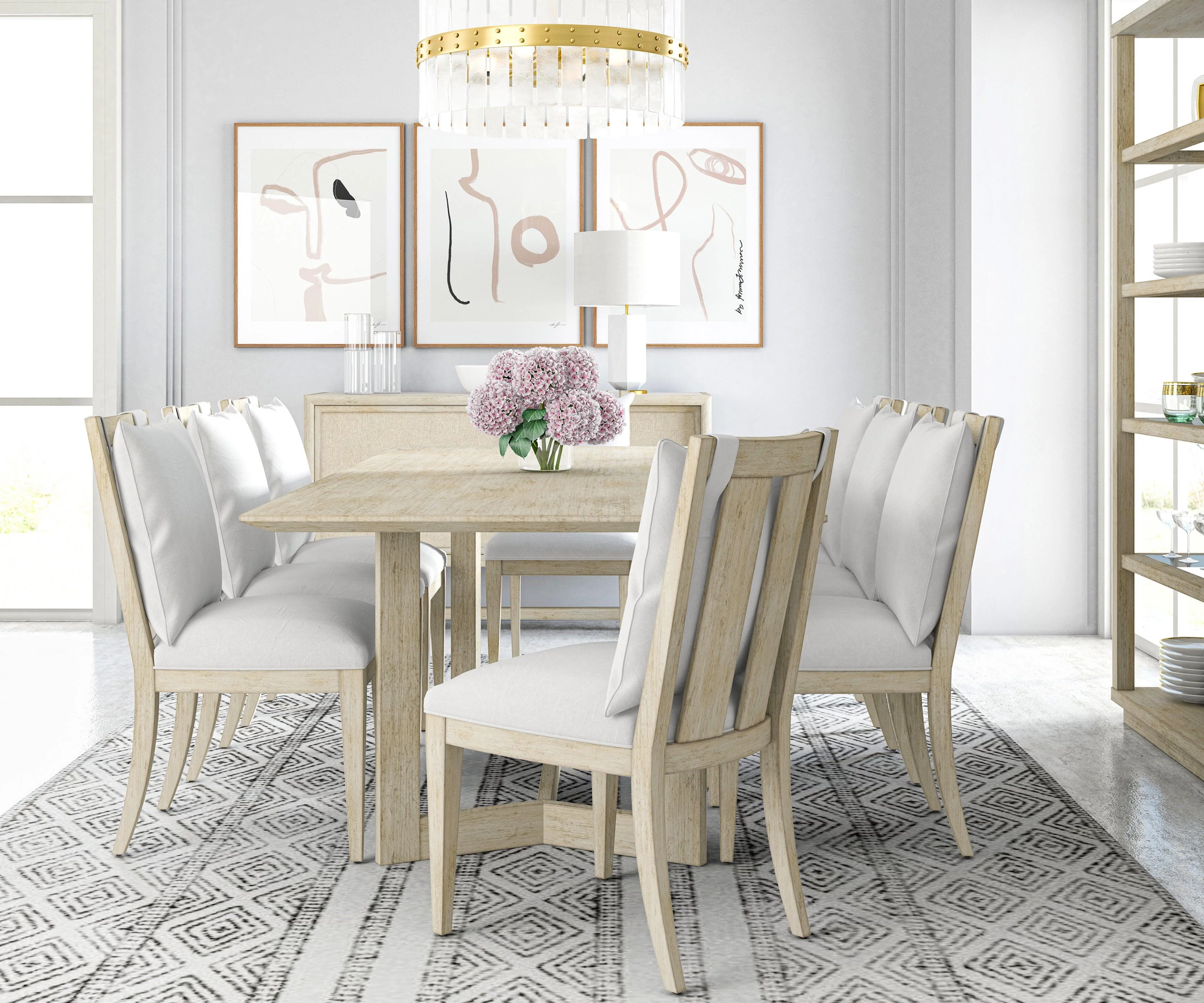 Cotiere Rectangular Dining Table 96
