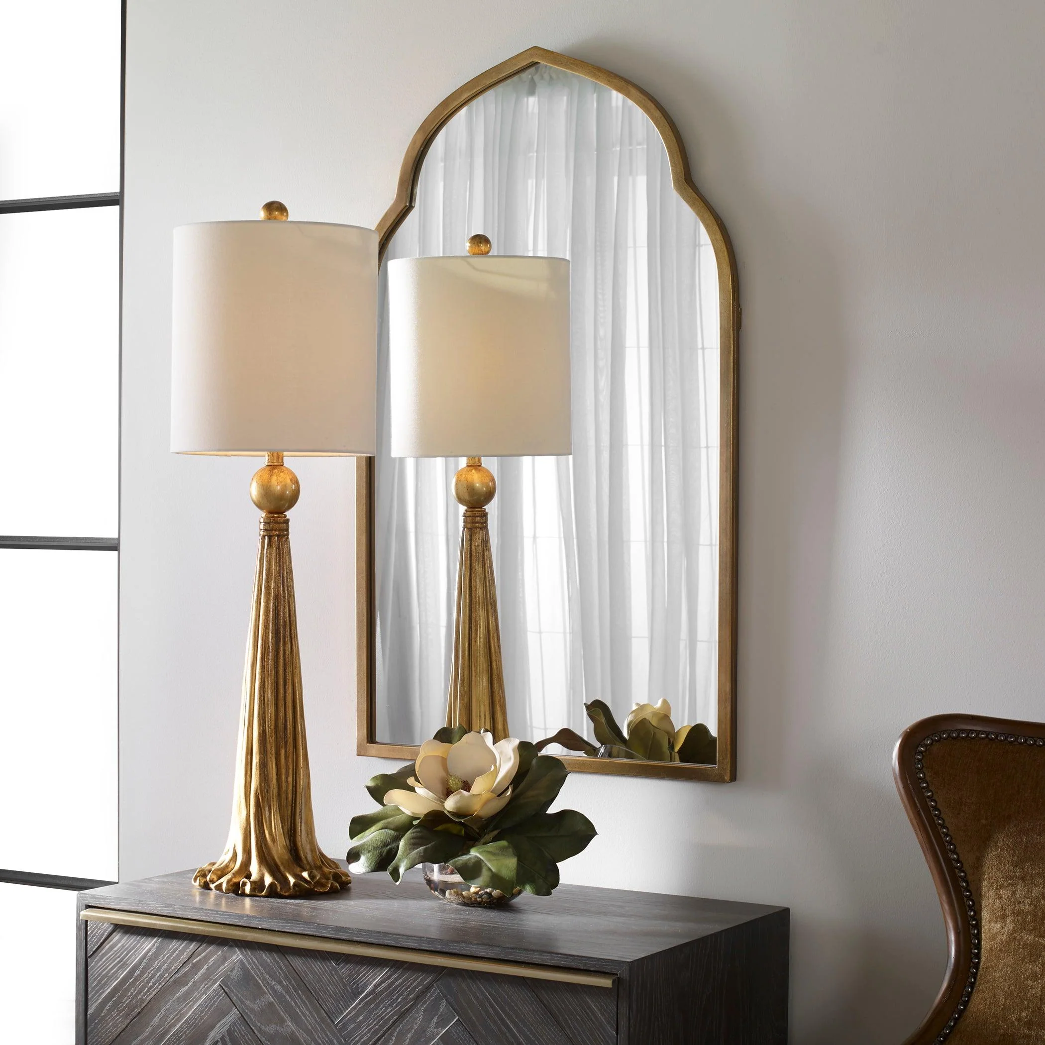 Paravani Metallic Gold Lamp - Remutear
