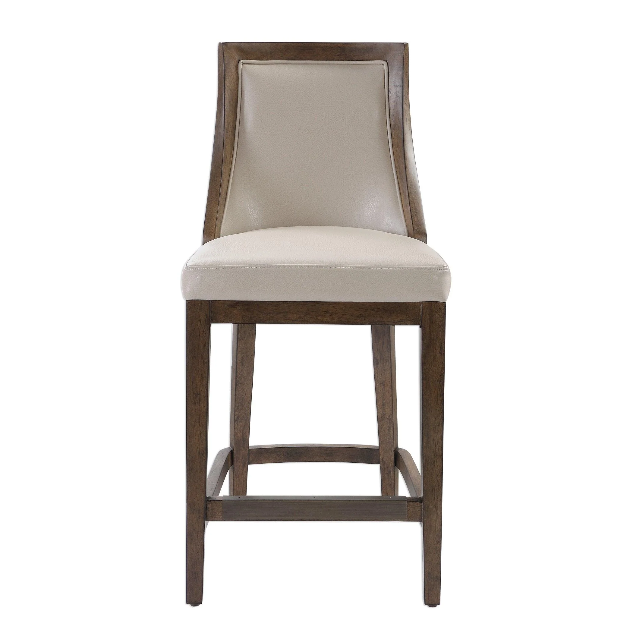 PURCELL LEATHER COUNTER STOOL - Remutear