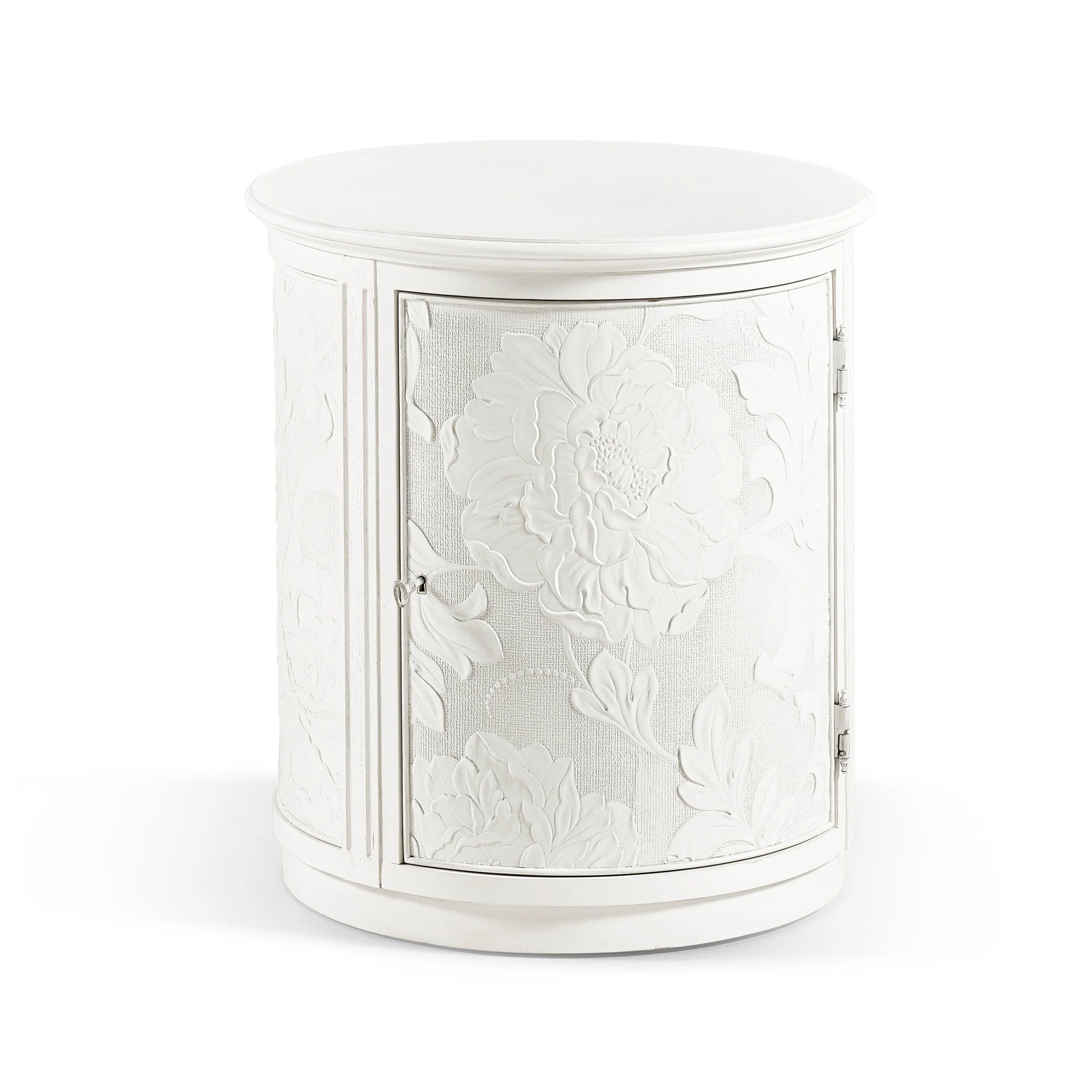 White Mammatus Round Drum Table - Remutear