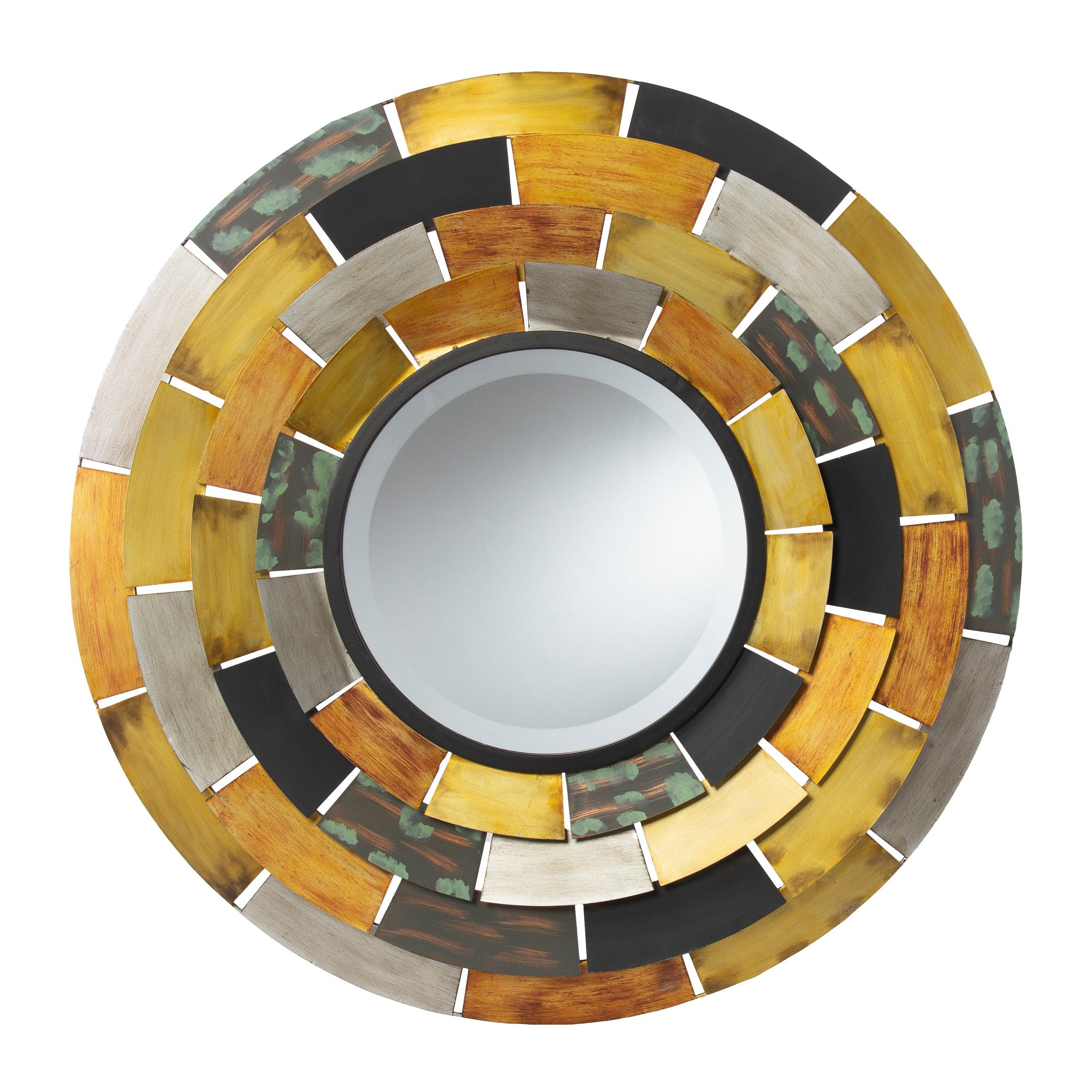 Baroda Round Decorative Wall Mirror - Remutear