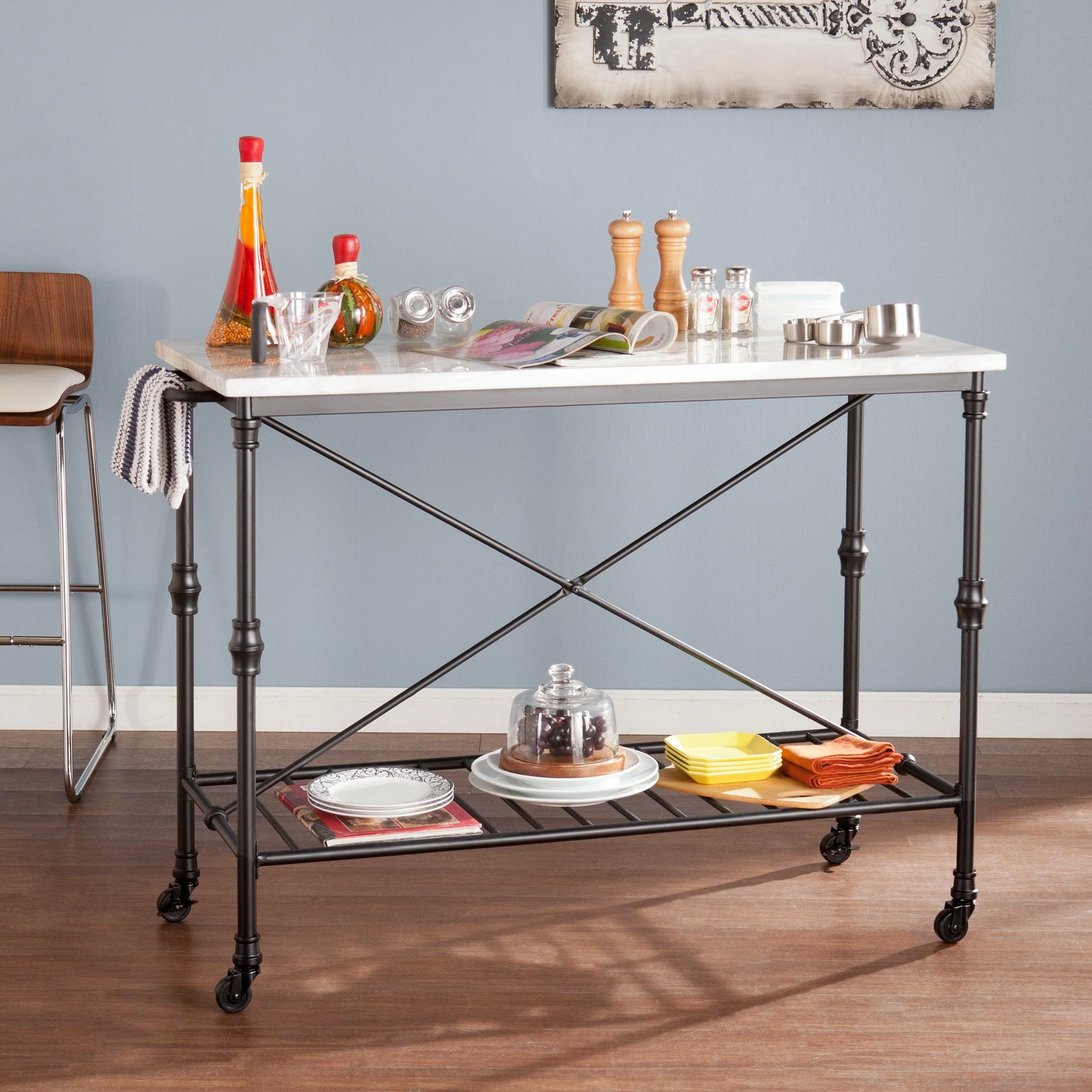 Morenci Industrial Kitchen Island - Remutear