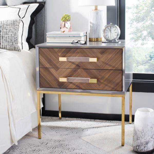 SANFORD 2-DRAWER SIDE TABLE - Remutear