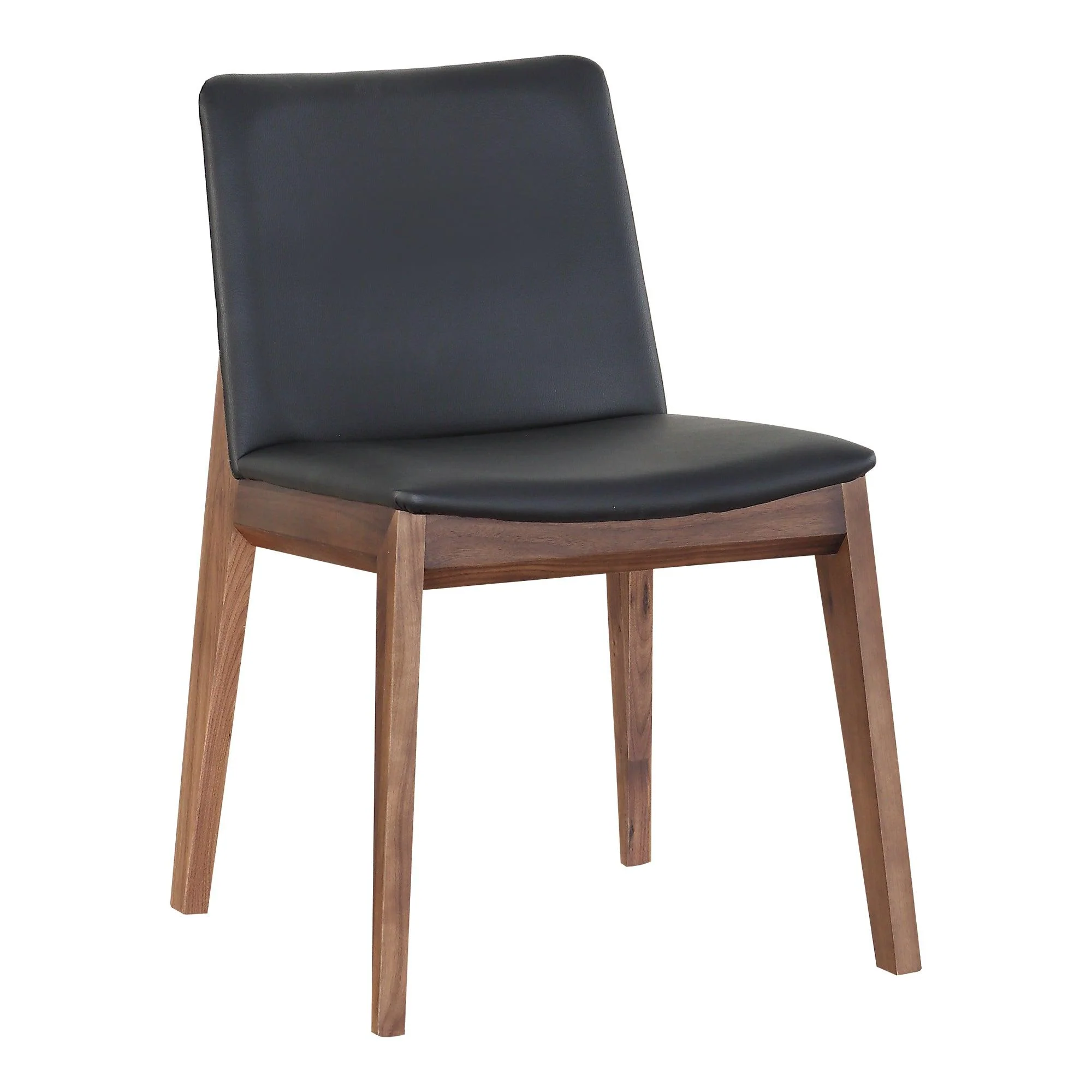 Deco Dining Chair Black Pvc - Set Of Two - Remutear