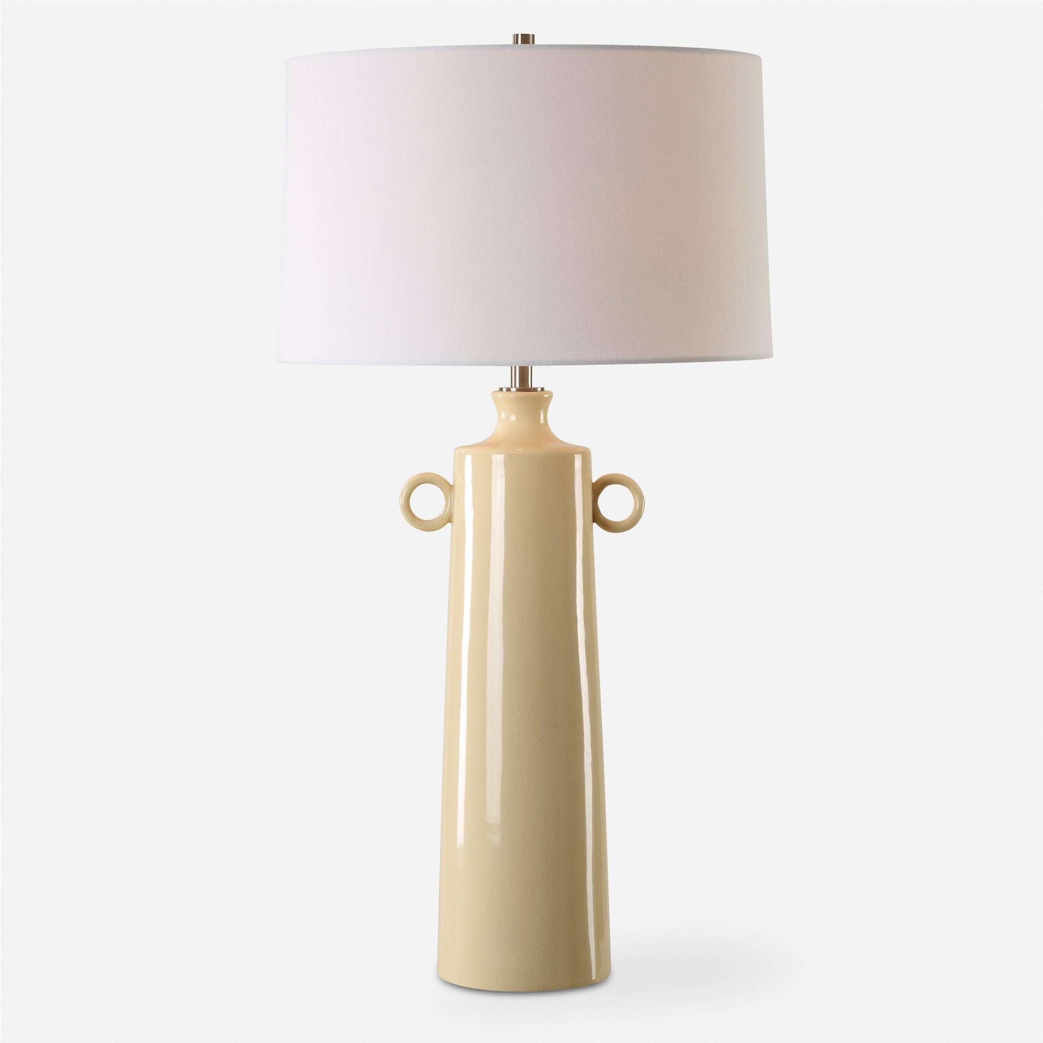 Florero Pale Yellow Table Lamp - Remutear