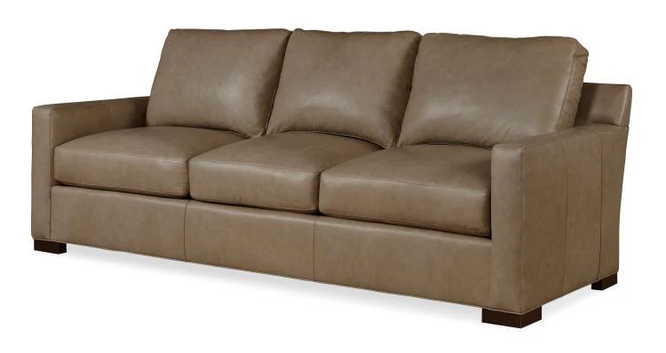 Century Leather Stocked Reynolds Sofa - Remutear