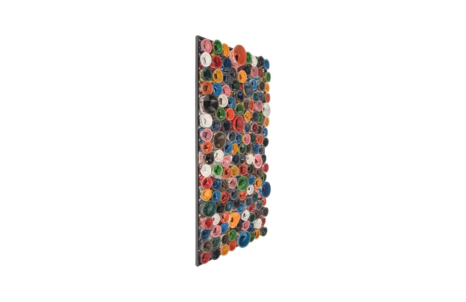 Paint Can Wall Art, Rectangle, Assorted Colors - Remutear