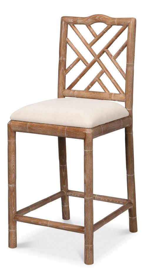 Brighton Counter Stool - White Wash - Remutear
