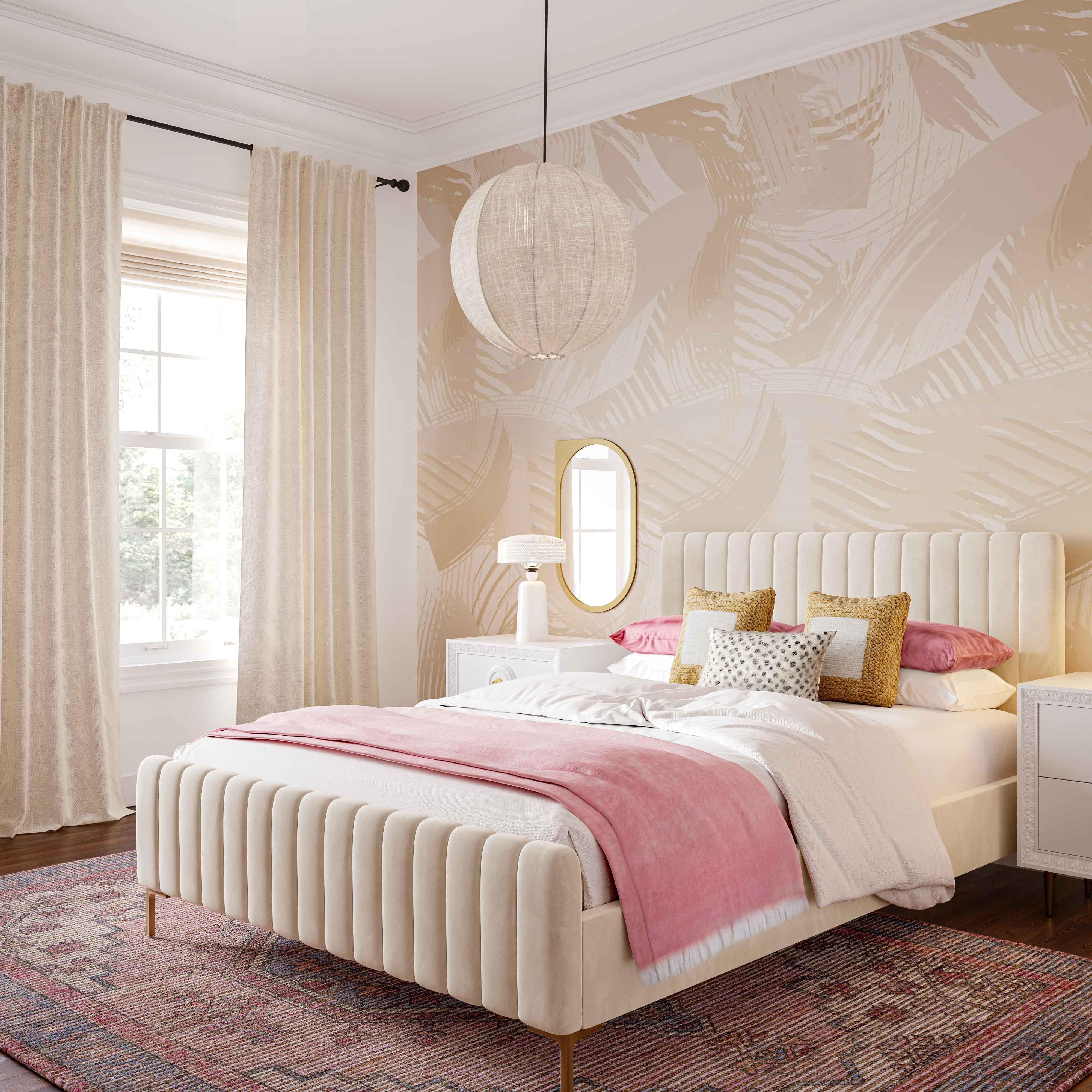 Madra Blush Tone 5' x 8' Area Rug - Remutear