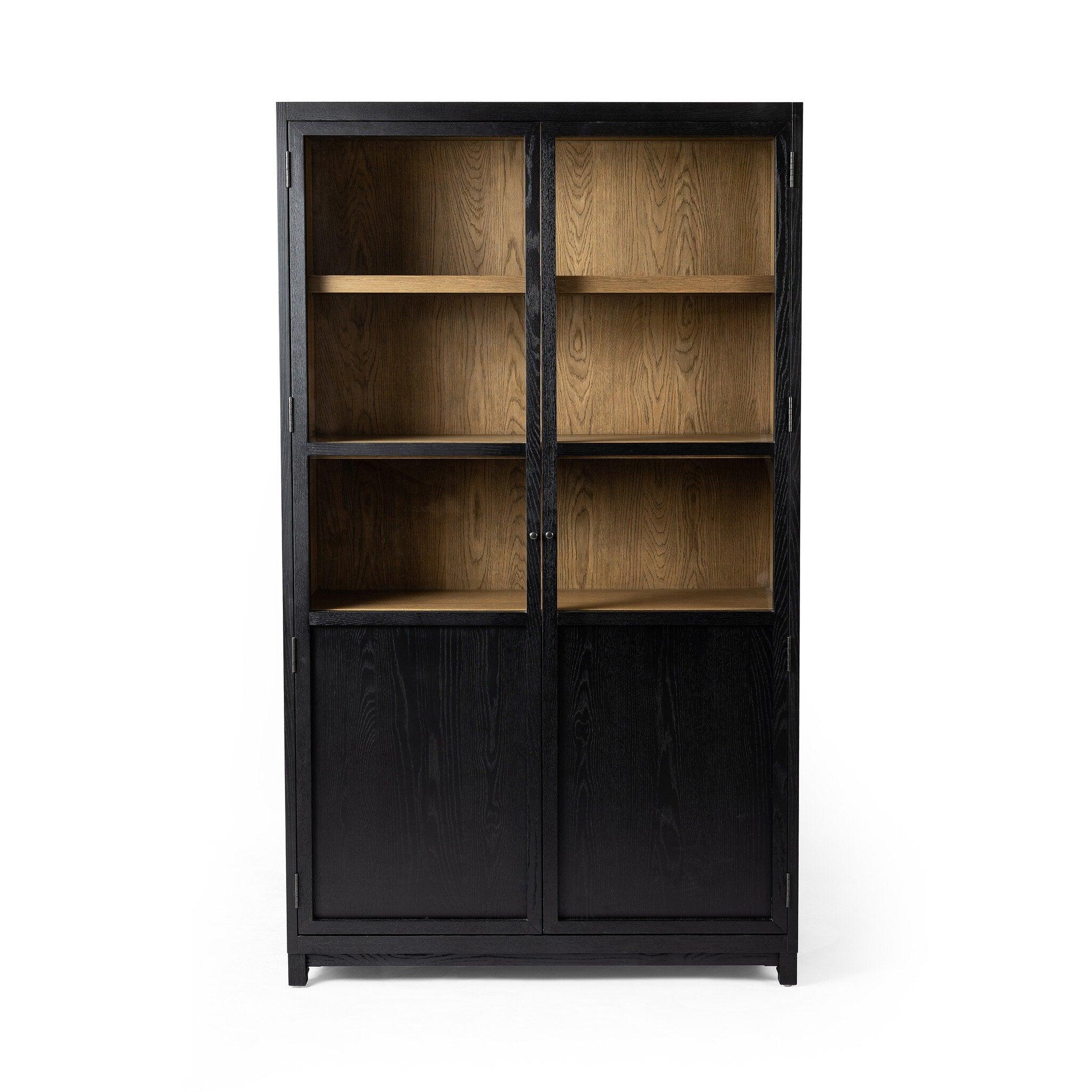 Millie Panel and Glass Door Cabinet - Remutear