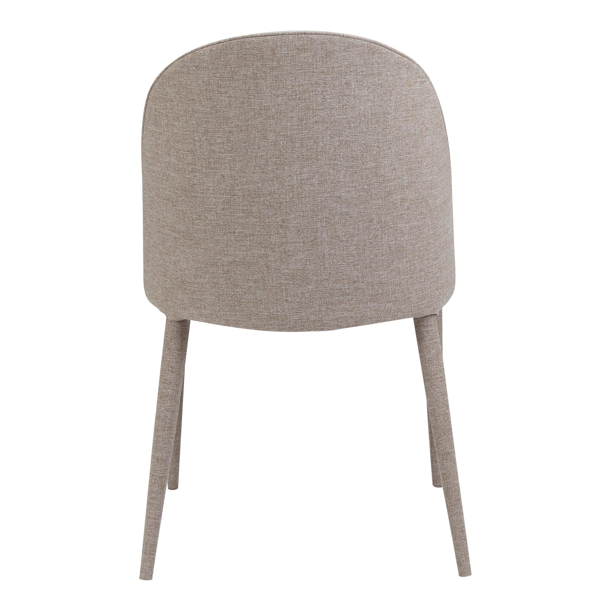 Burton Fabric Dining Chair Light Grey - Set Of Two - Remutear