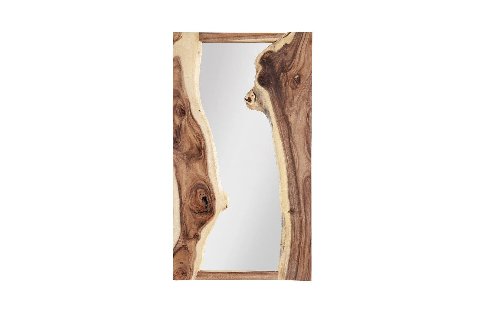 River Mirror, Chamcha Wood, Natural - Remutear