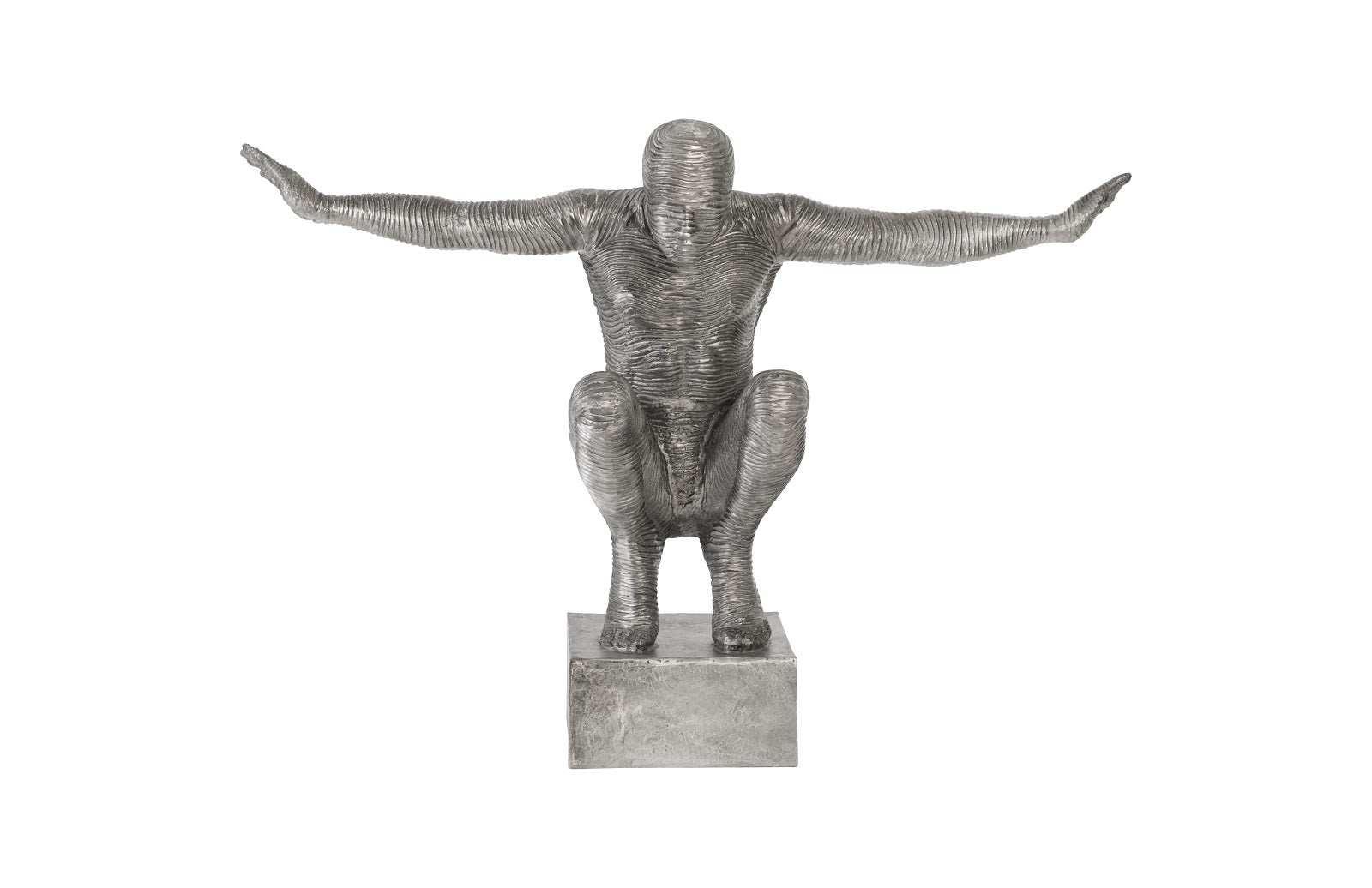Outstretched Arms Sculpture, Aluminum, Large - Remutear