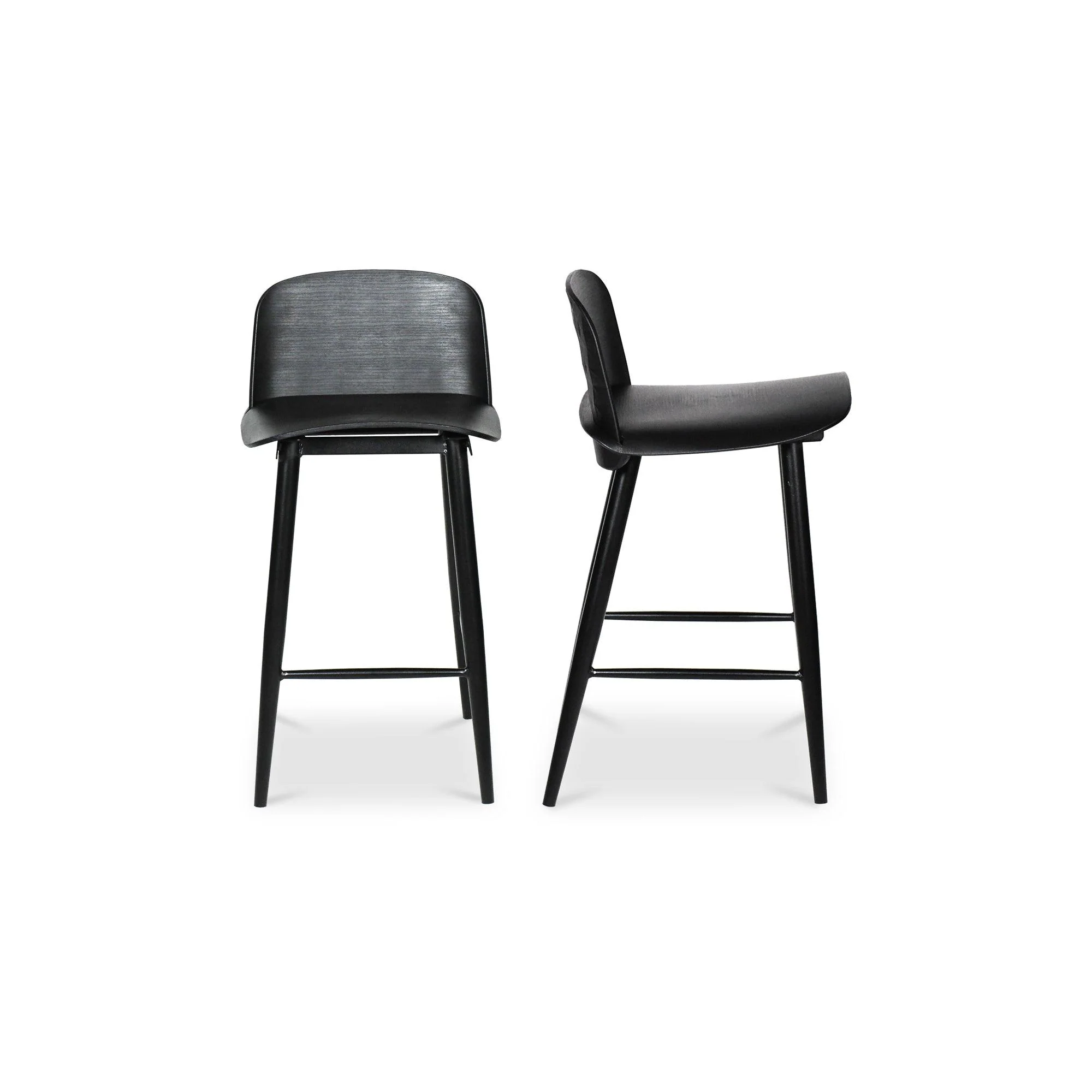 Looey Counter Stool Black - Set Of Two - Remutear