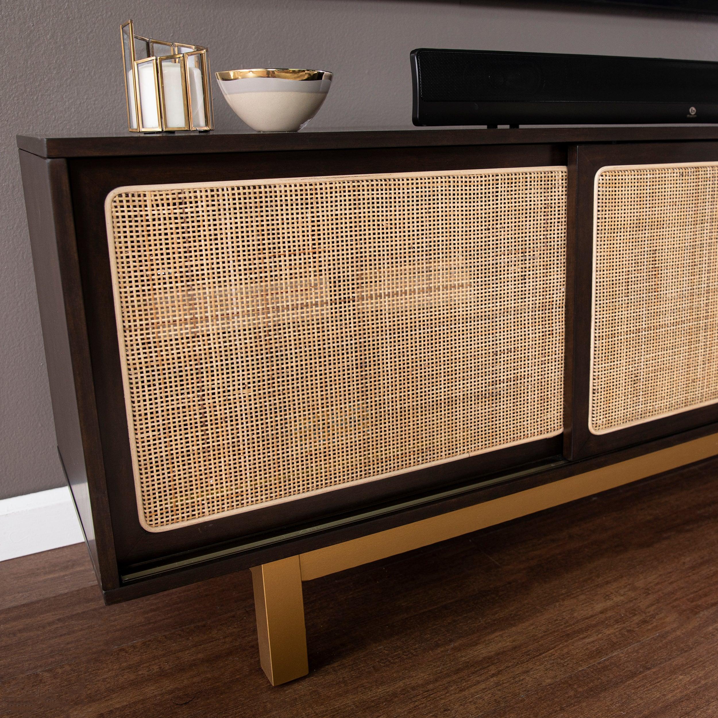 Carondale Sliding Door Media Stand - Remutear