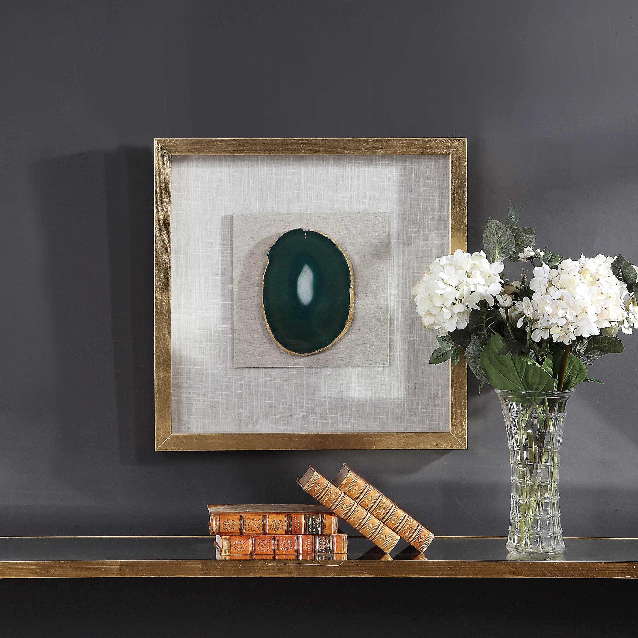 Keeva Agate Stone Shadow Box - Remutear