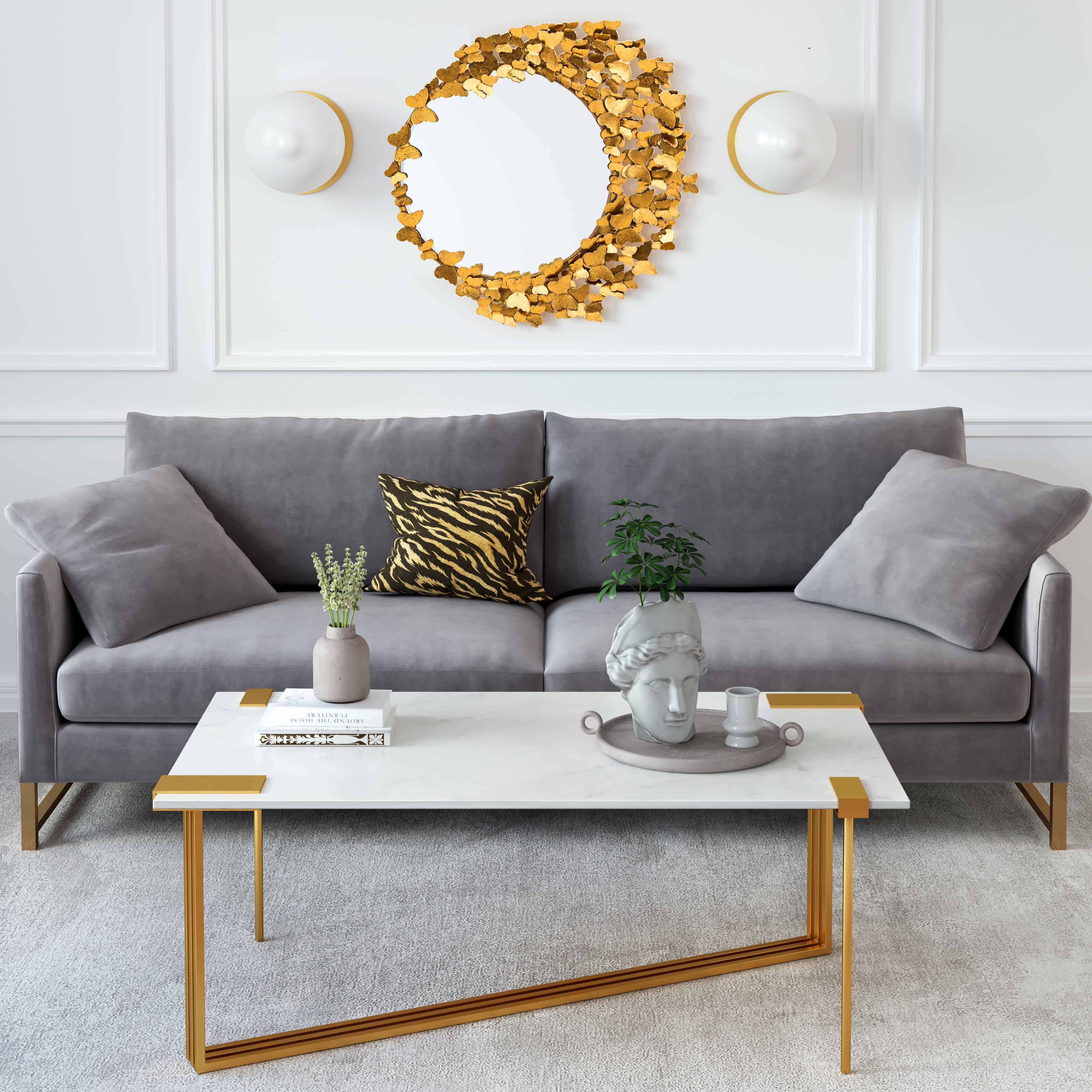 Butterfly Gold Mirror - Remutear