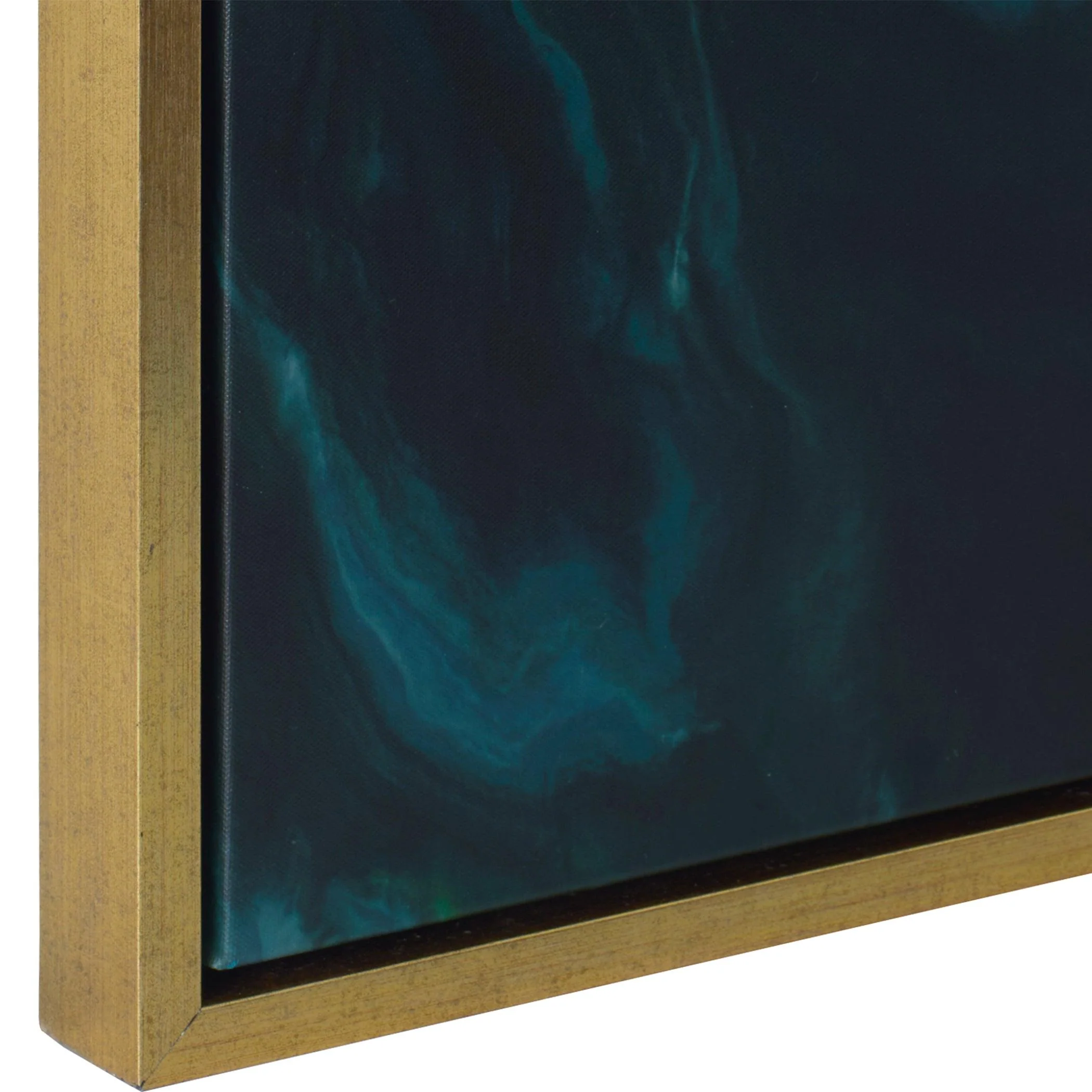 Serene Green Framed Abstract Art - Remutear
