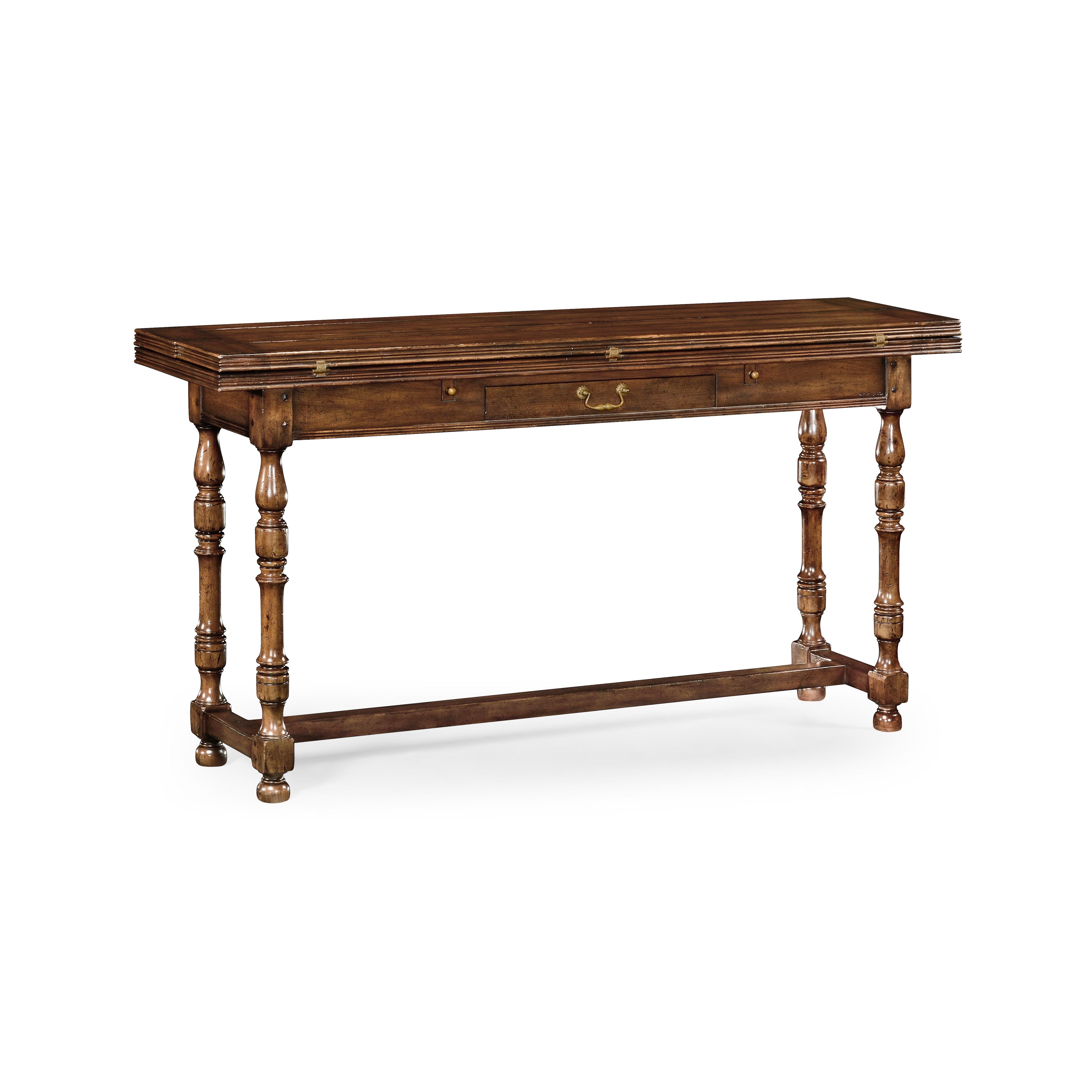Casual Accents Small Walnut Hunt Table - Remutear