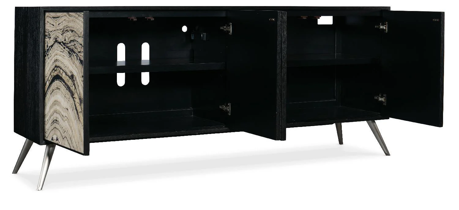 Melange Rockee Four Door Credenza - Remutear