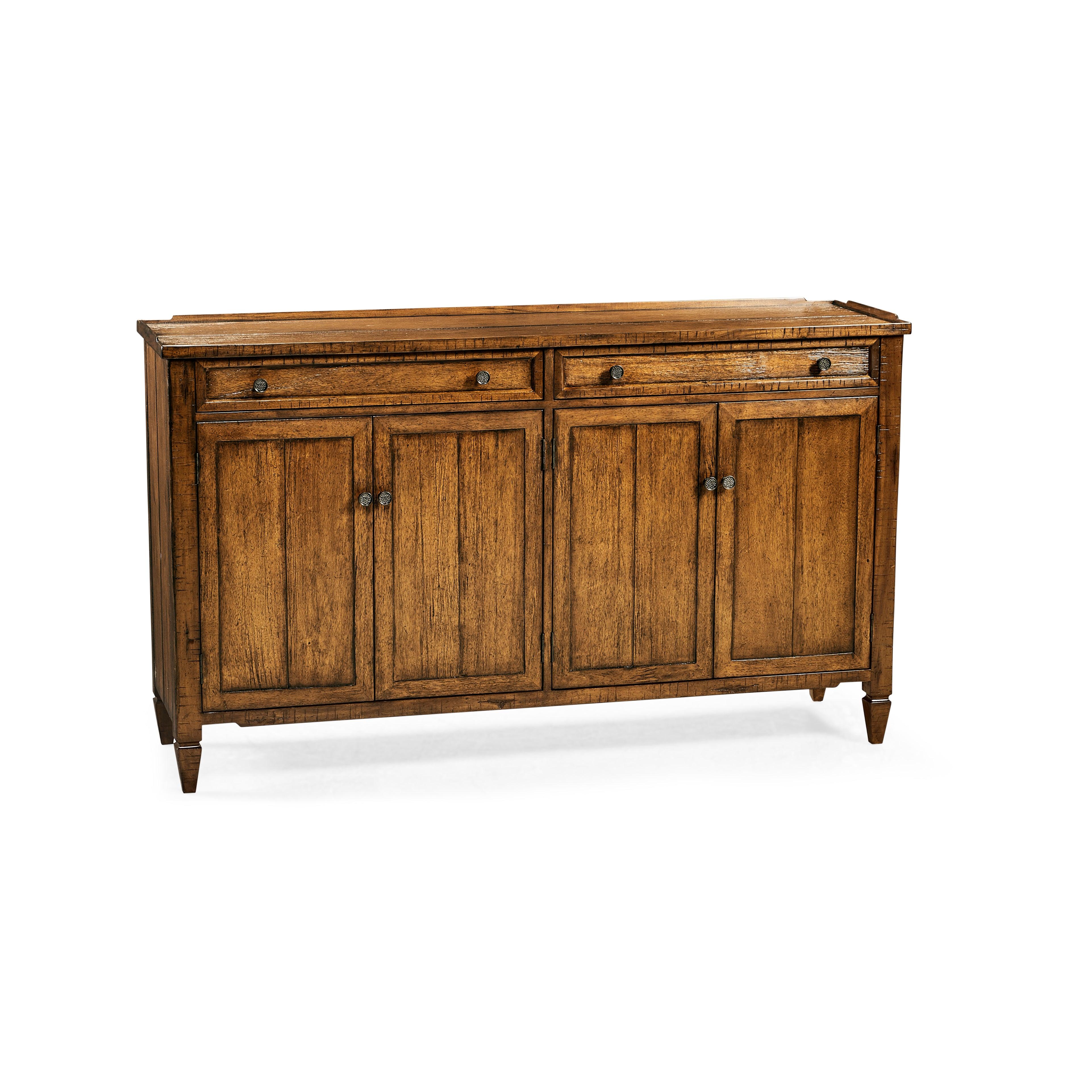 Casual Accents Country Walnut Buffet Table - Remutear