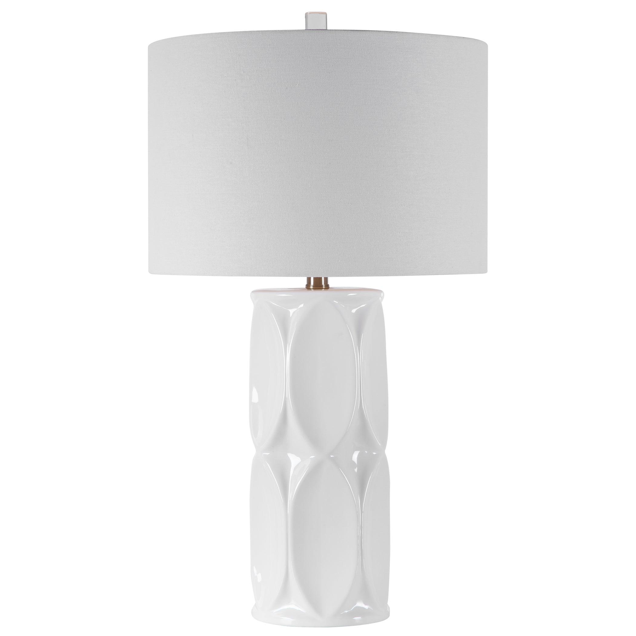 SINCLAIR WHITE TABLE LAMP - Remutear
