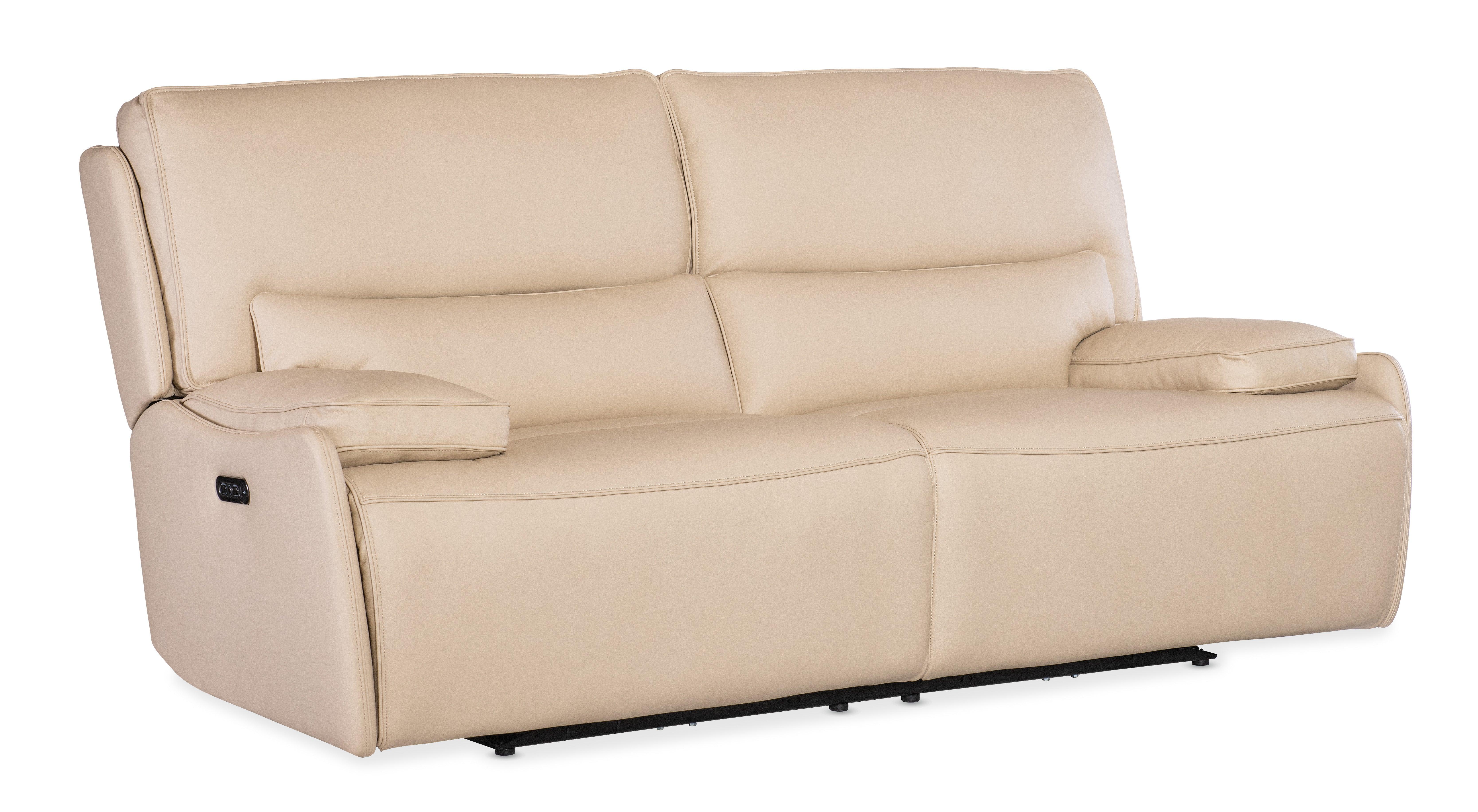 Kramer Zero Gravity Power Sofa w/ Power Headrest - Beige - Remutear