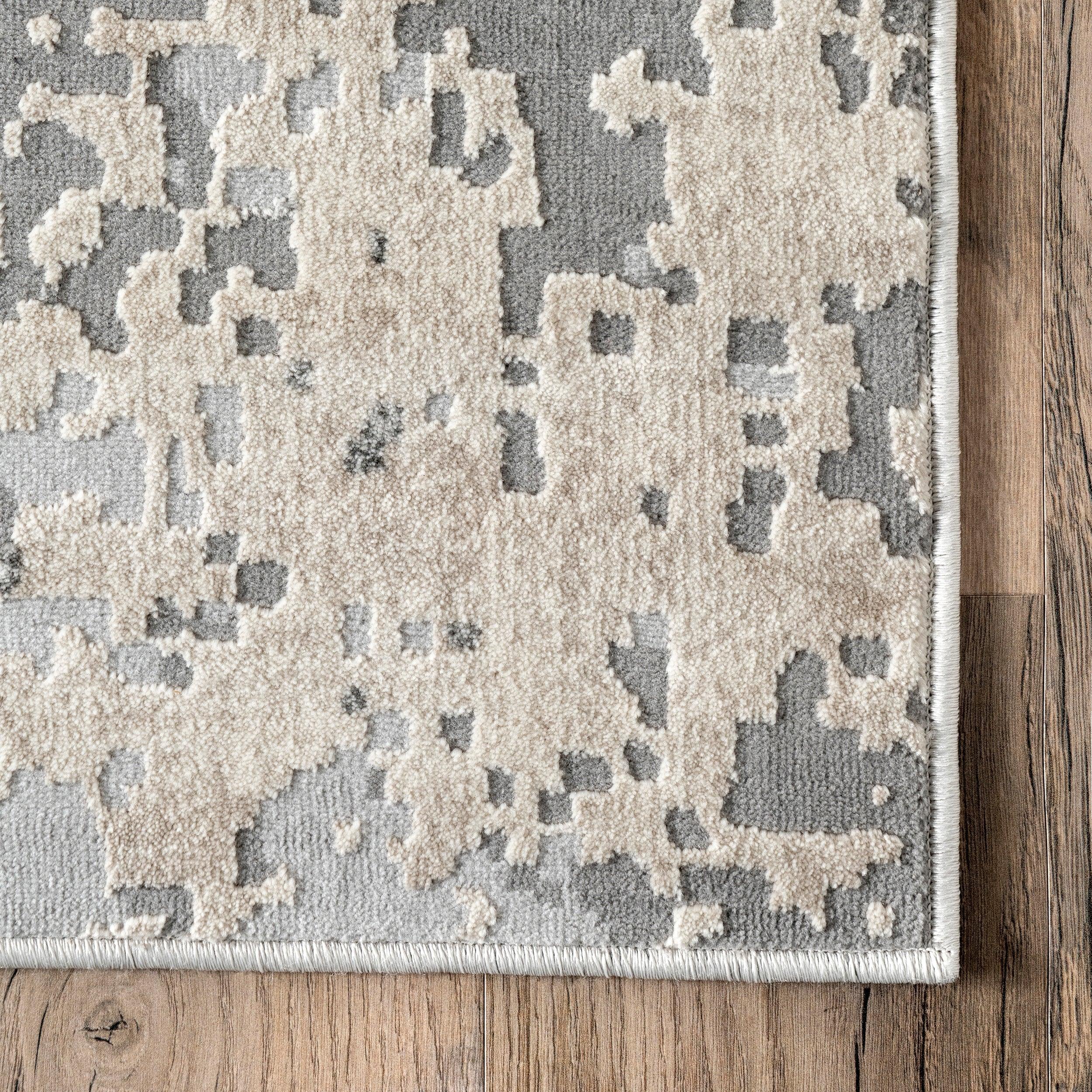 Chastin Modern Abstract Area Rug - Remutear