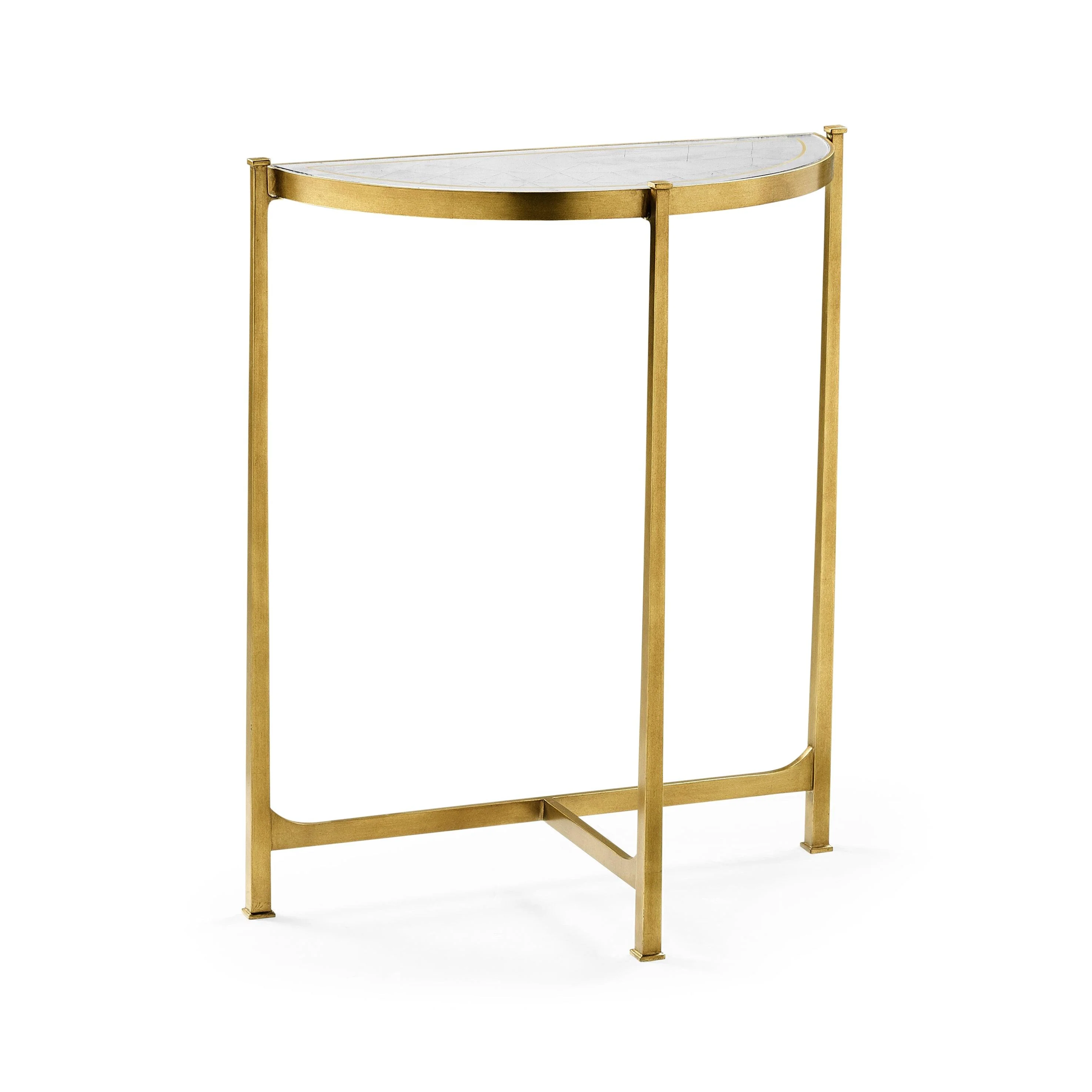 Luxe Small Half Moon Console Table - Remutear