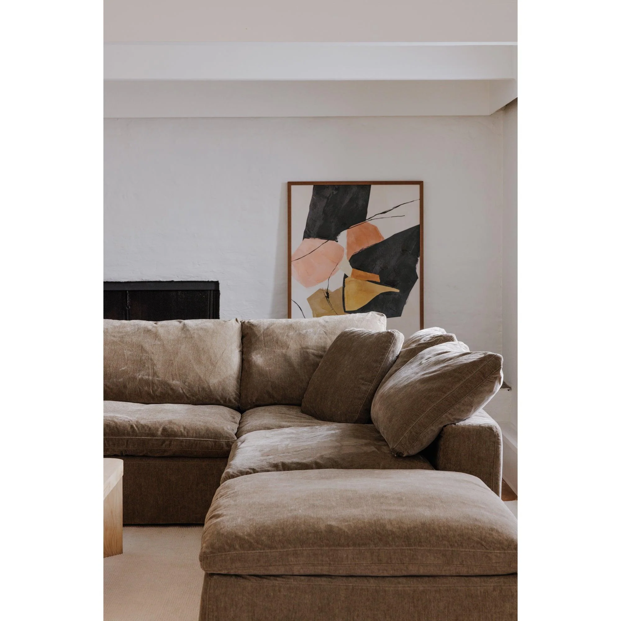 Terra Corner Chair Performance Fabric Desert Sage - Remutear