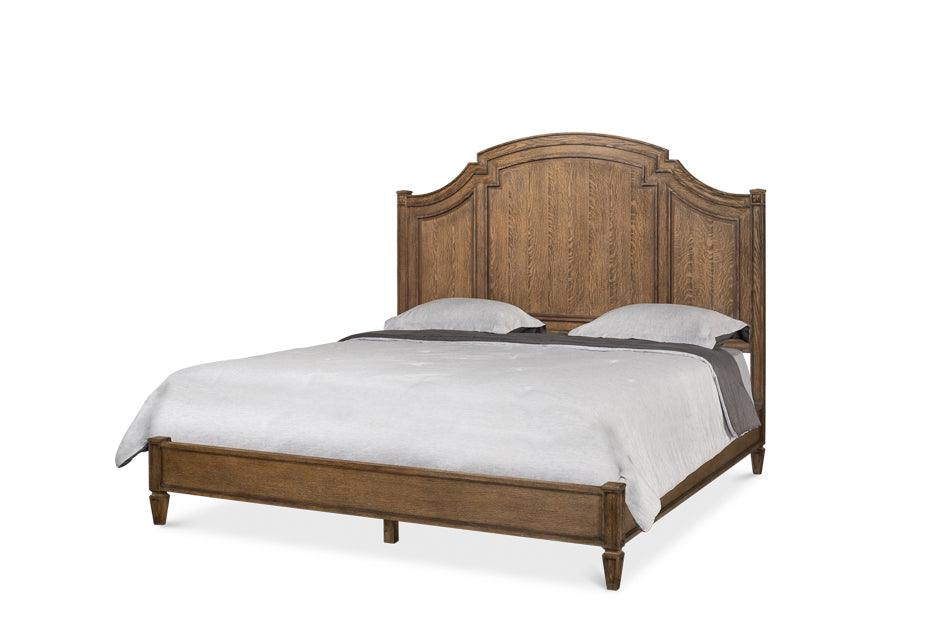 Argo Equestrian Bed - King - Husk - Remutear