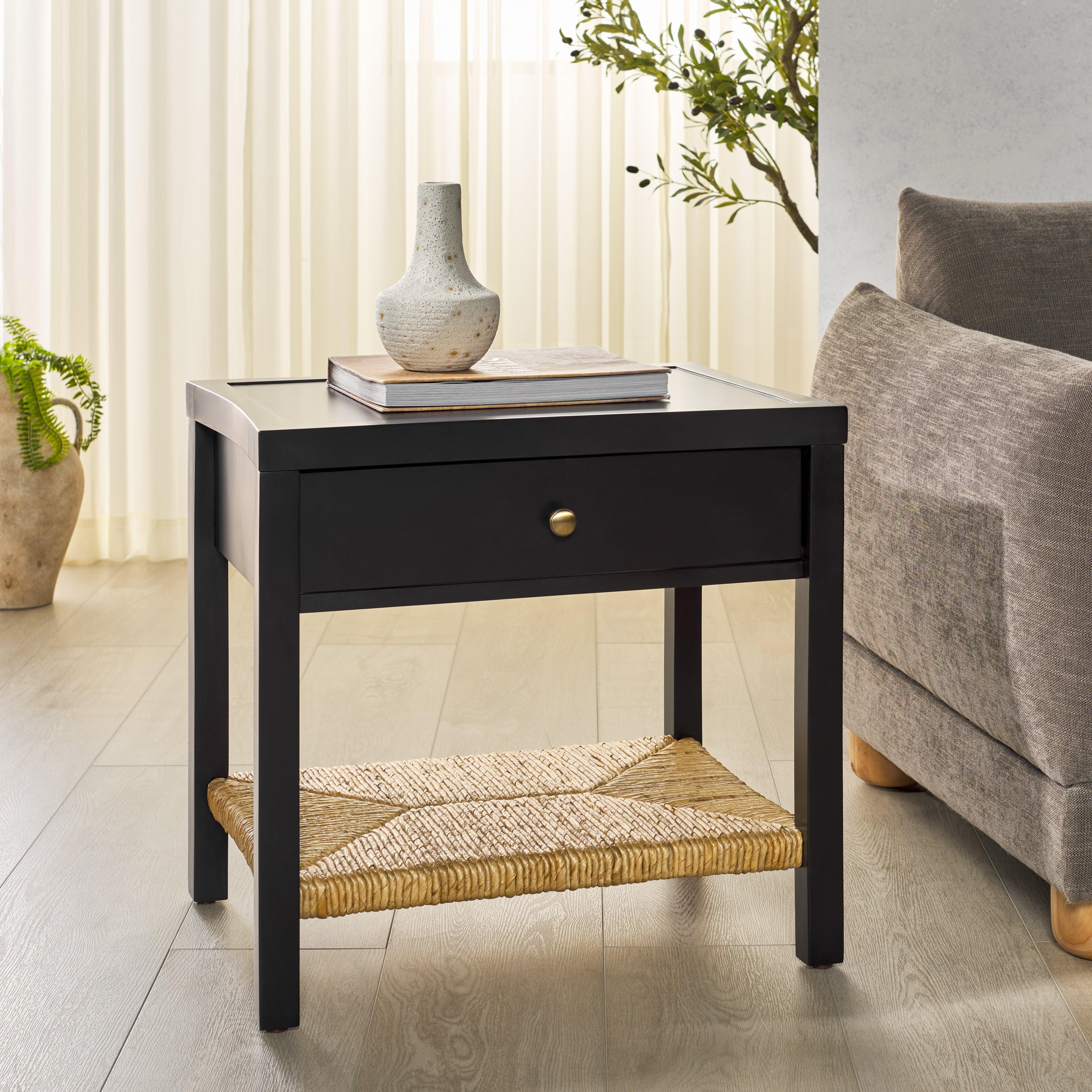 Berlynne Banana Stem Shelf Nightstand - Remutear