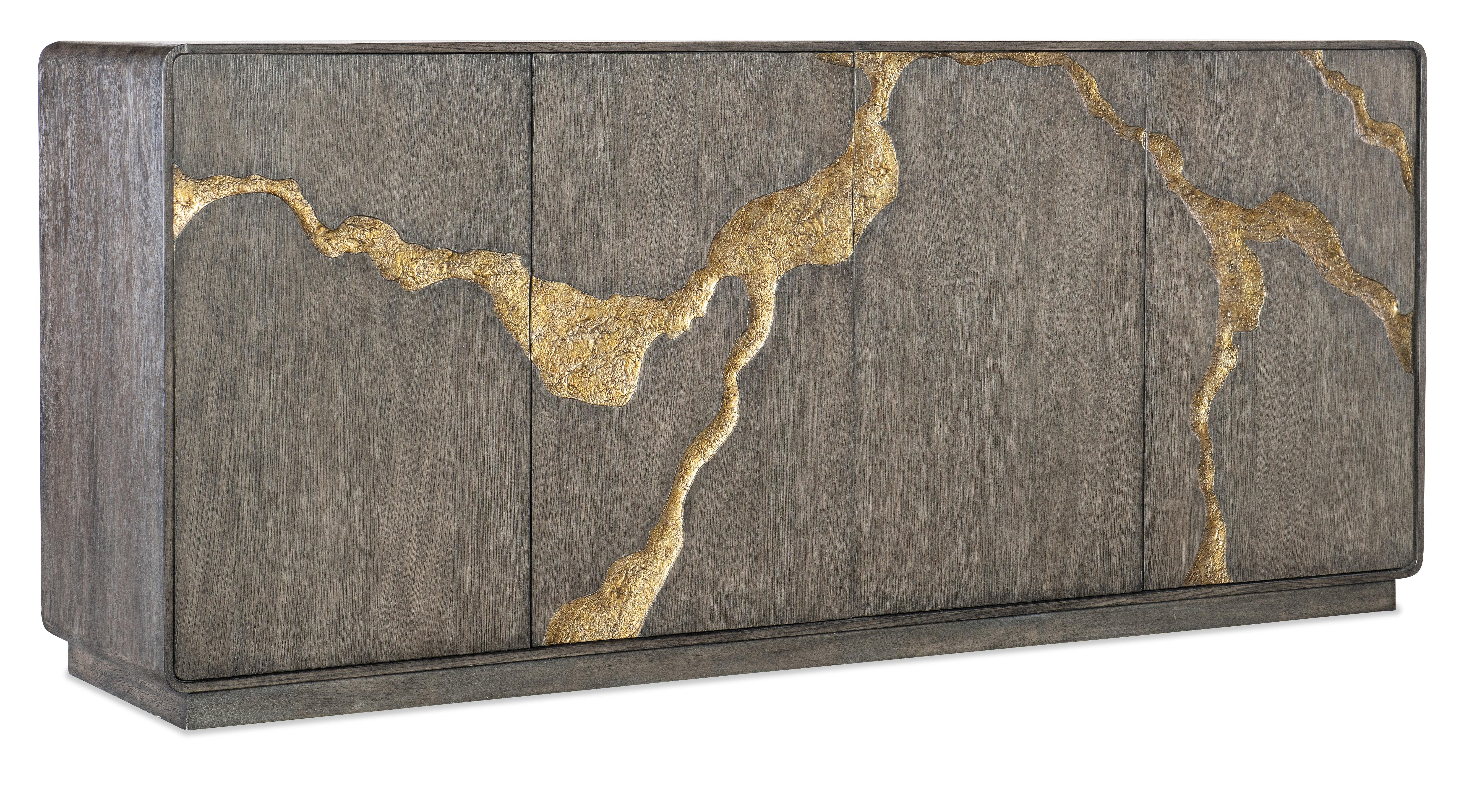 Melange Fissured Entertainment Credenza - Remutear