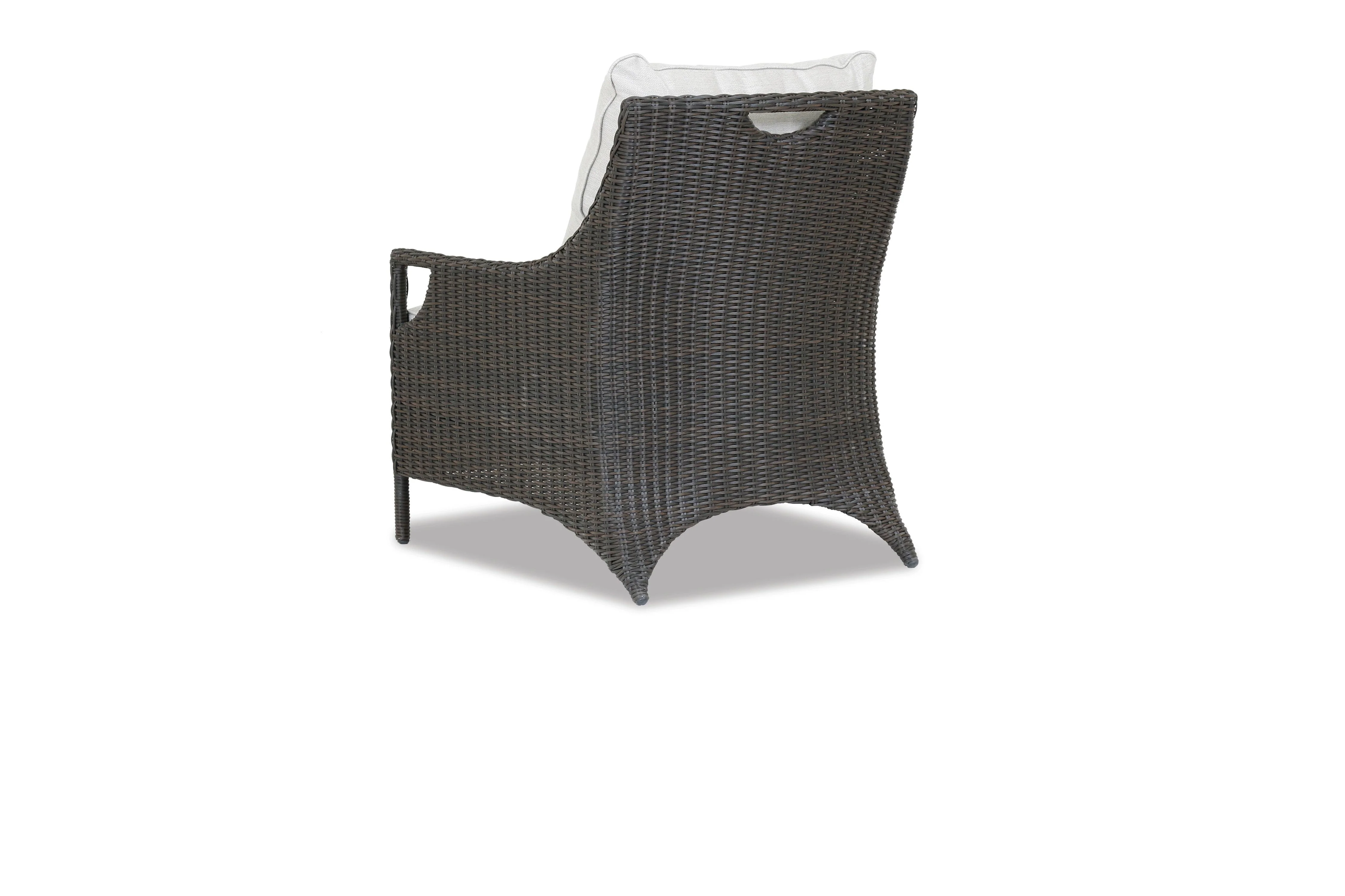 Lagos Club Chair in Cast Silver, No Welt - Remutear