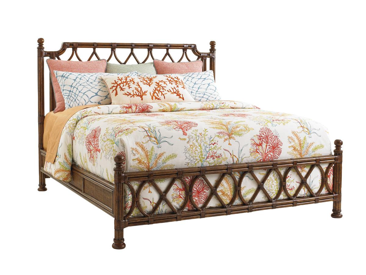 Bali Hai Island Breeze Rattan Headboard - Remutear