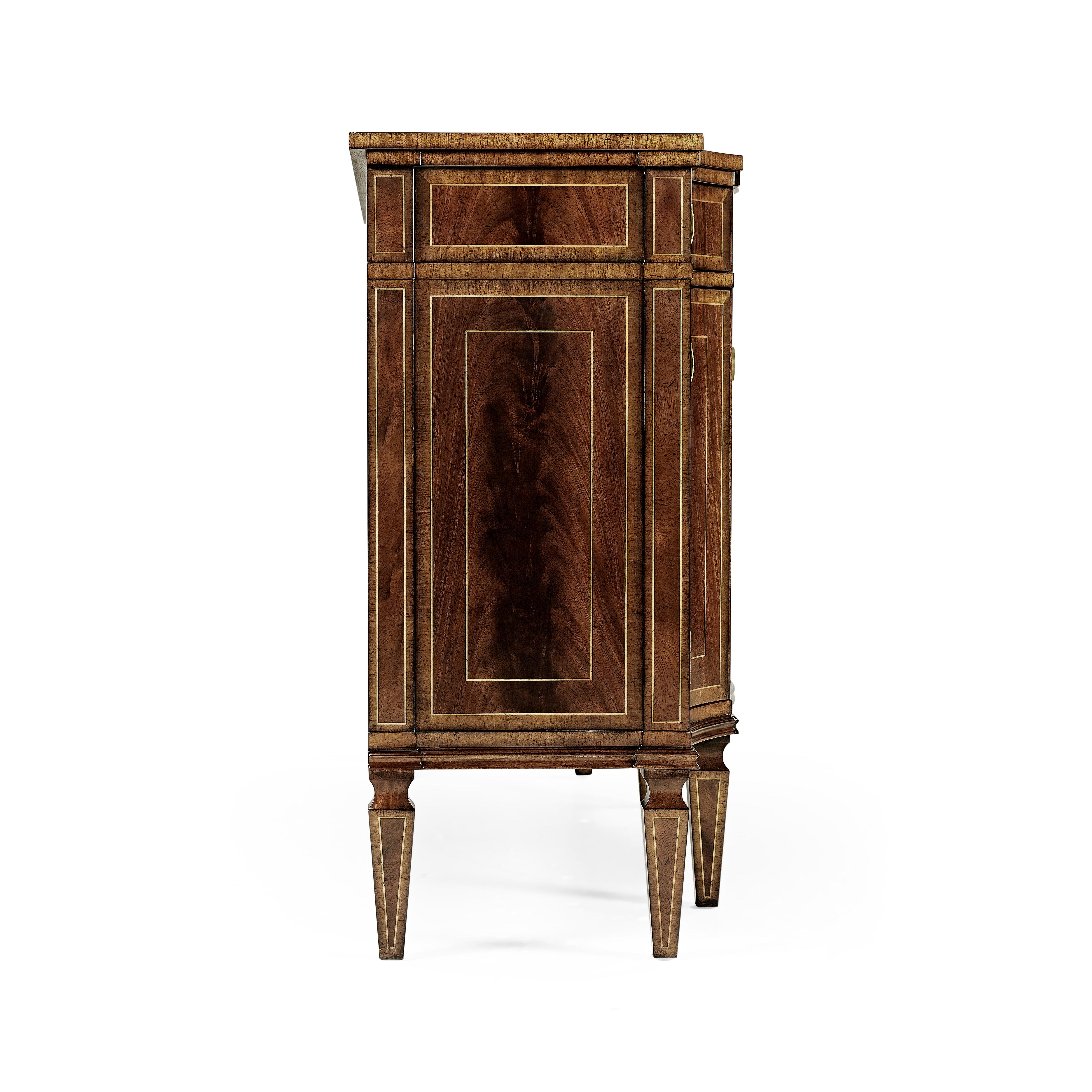 Buckingham Serpentine Mahogany Credenza - Remutear