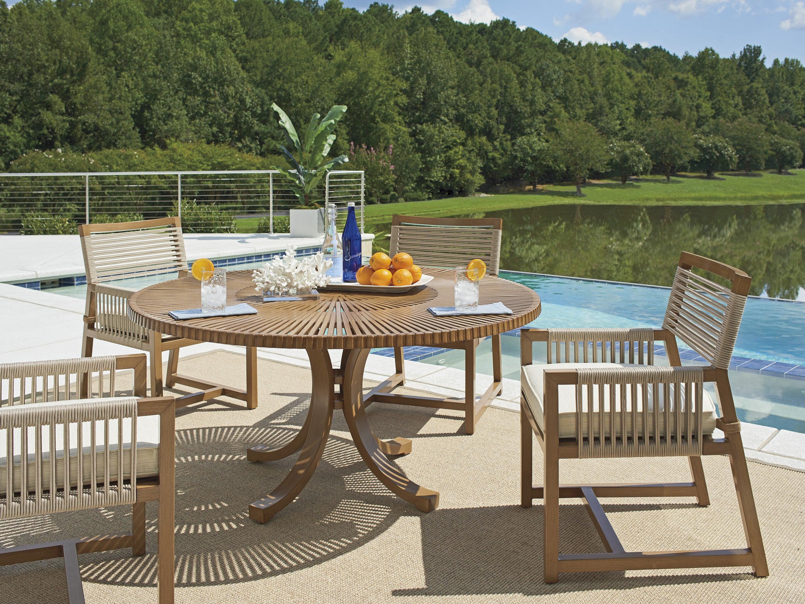St Tropez Round Dining Table - Remutear