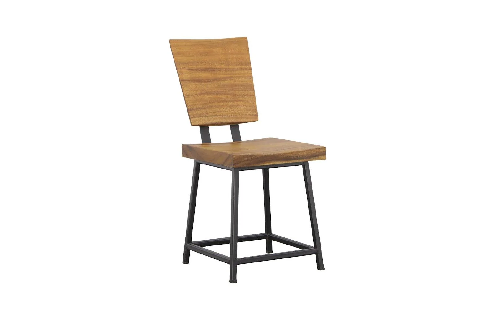 Smoothed Dining Chair, Natural, Black Base - Remutear