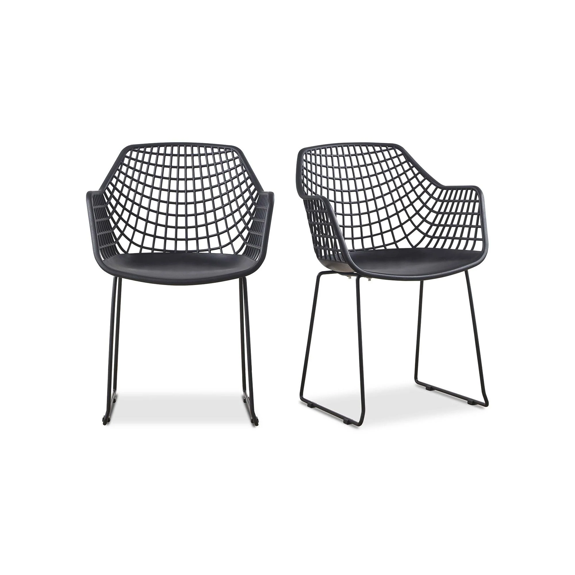 Honolulu Chair Black - Set Of Two - Remutear