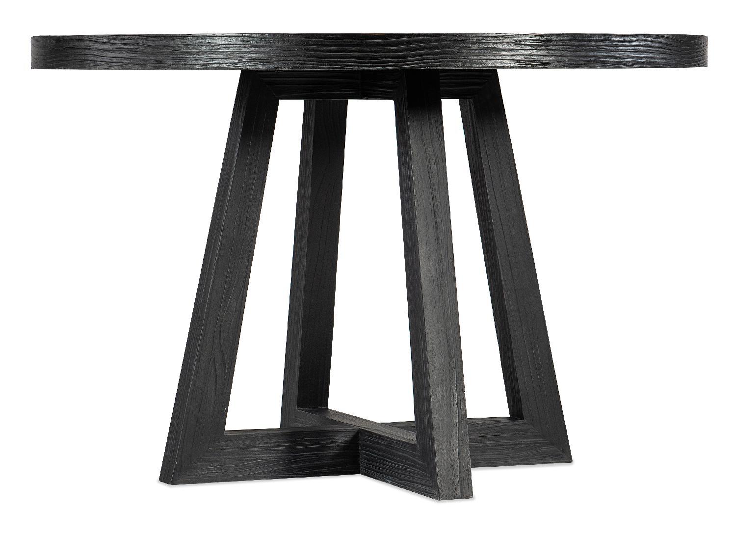 Chapman Shou Sugi Ban Petite Round Dining Table - Remutear