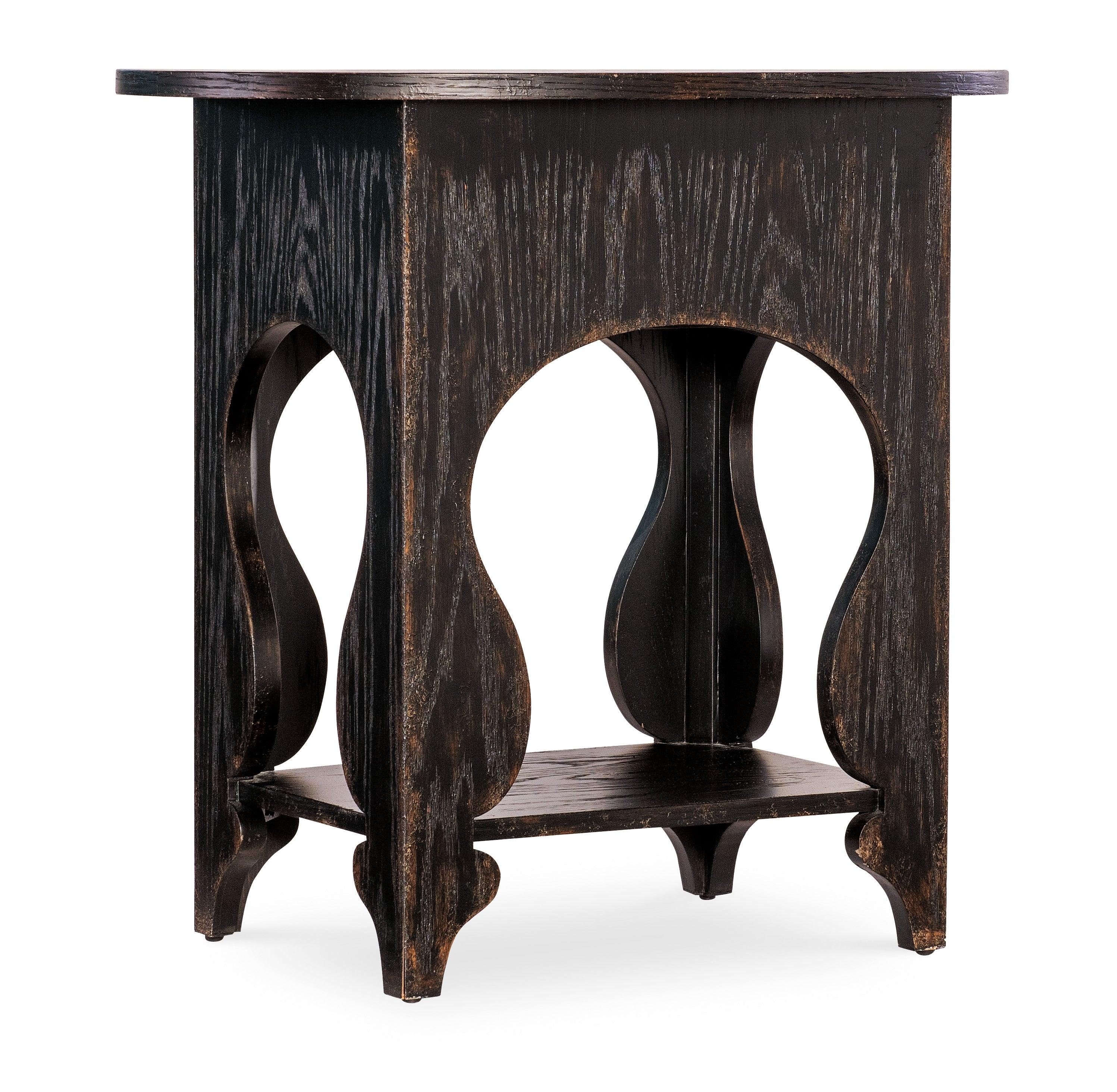 Americana One-Drawer Oval Nightstand - Molasses - Remutear