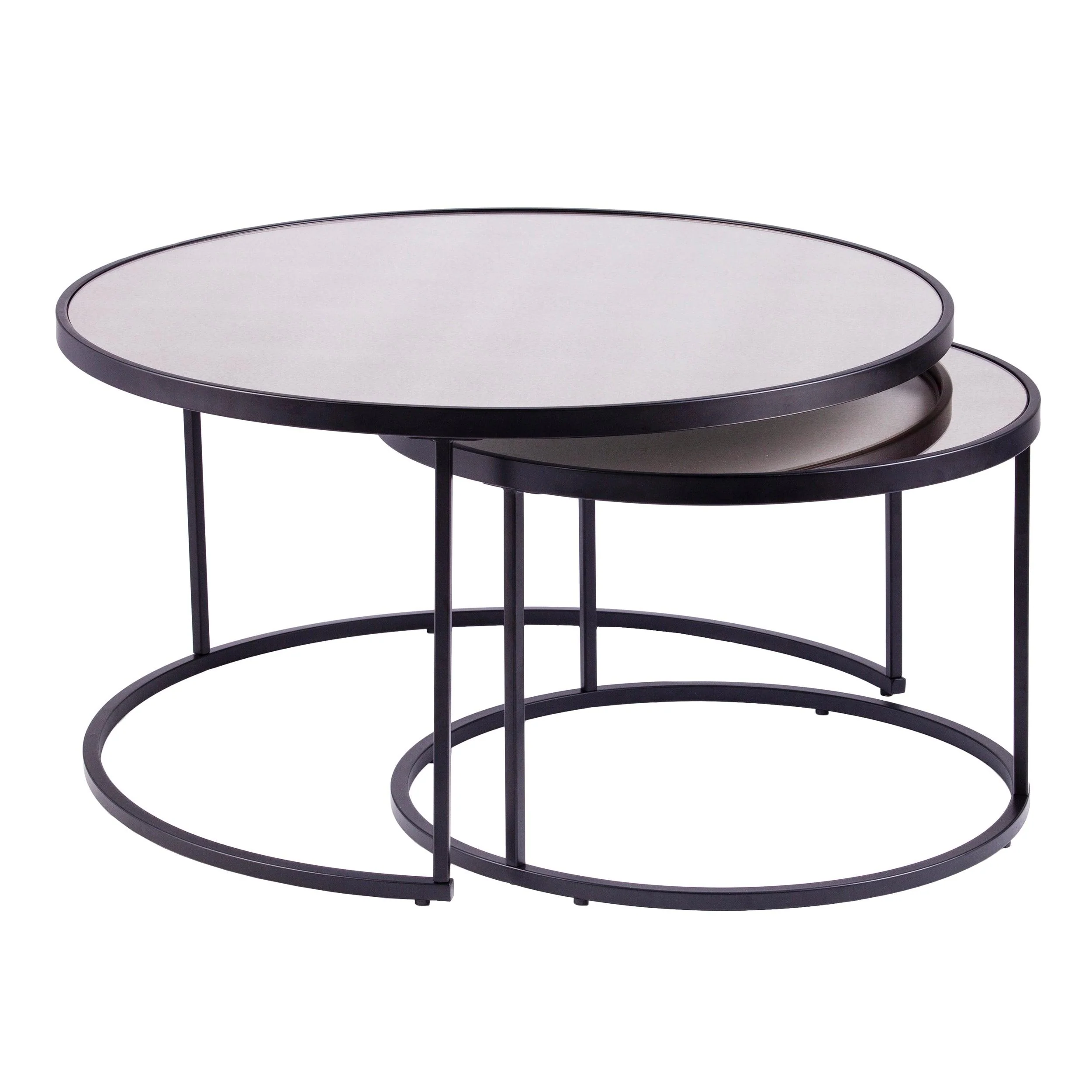 Downham Nesting Coffee Tables - 2pc Set - Remutear