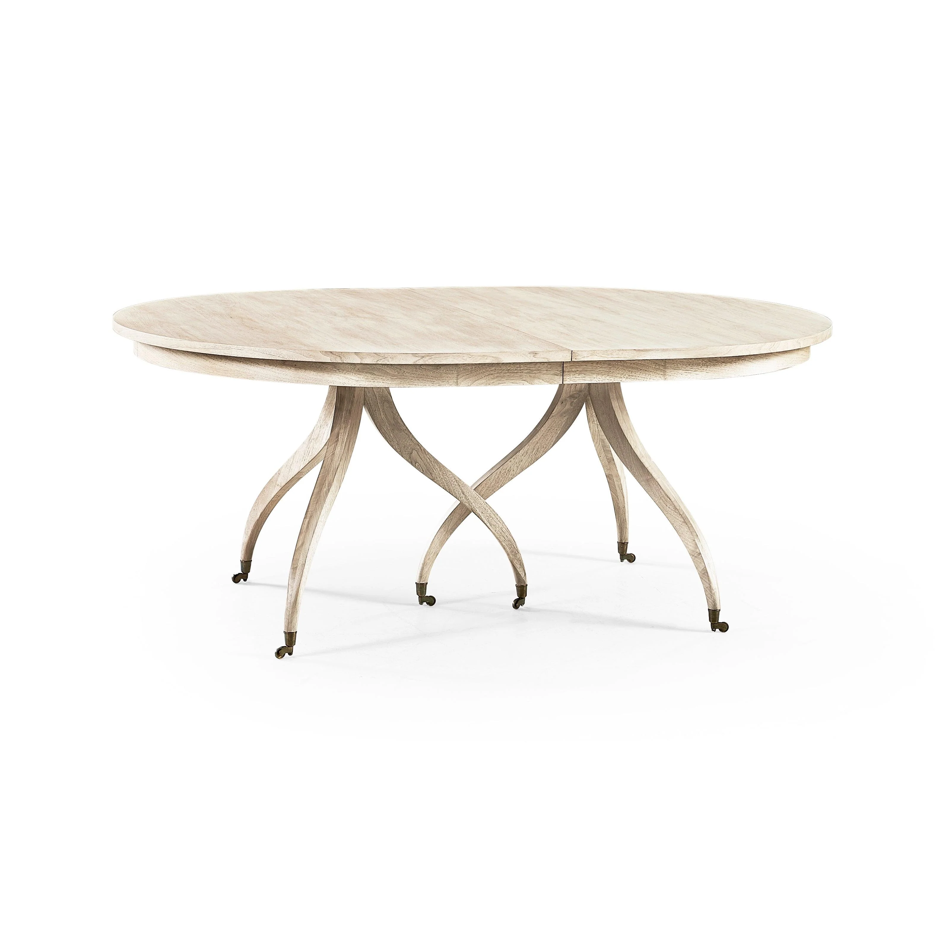 Timeless Solar Spider Leg Dining Table in Bleached Walnut - Remutear