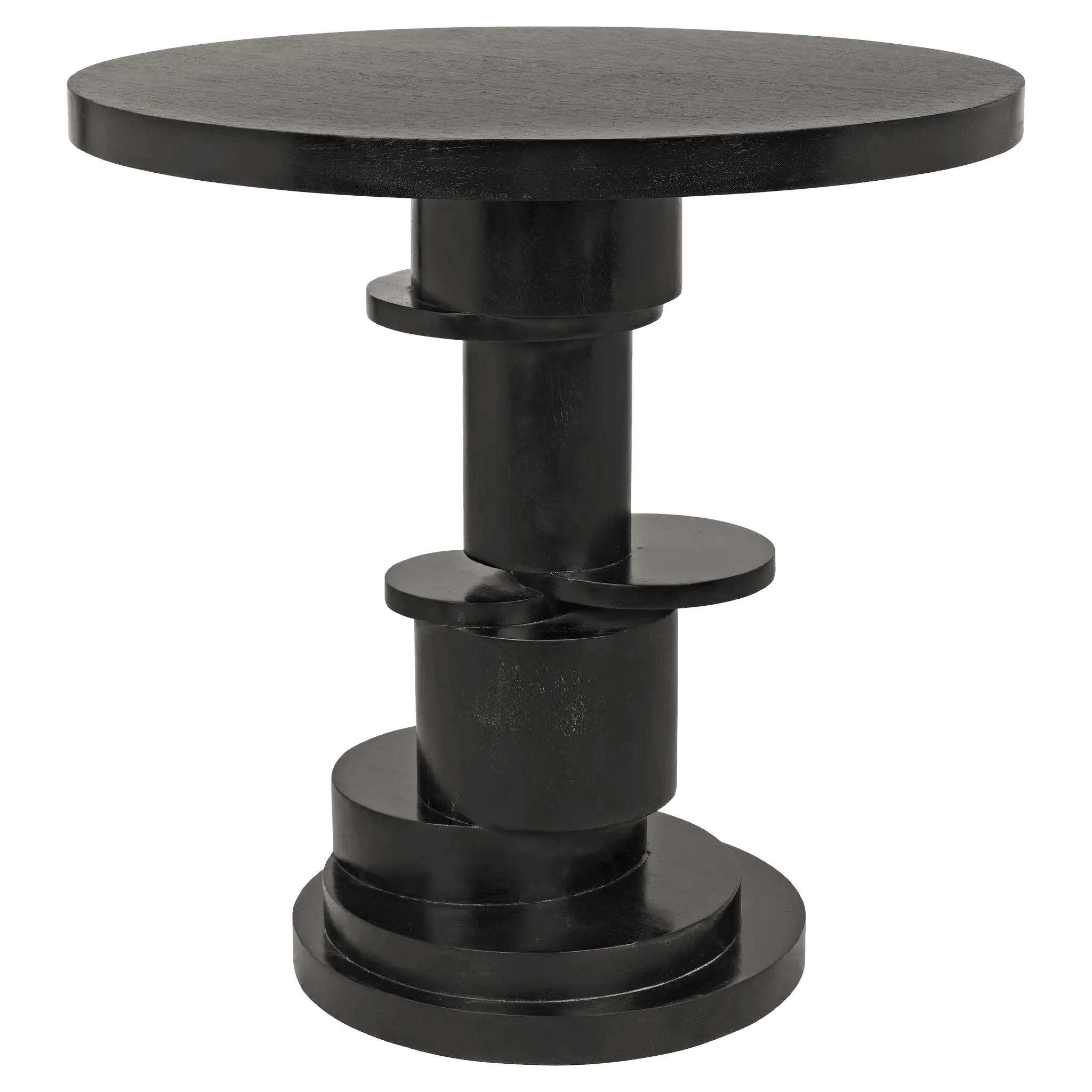 Hugo Side Table, Hand Rubbed Black - Remutear
