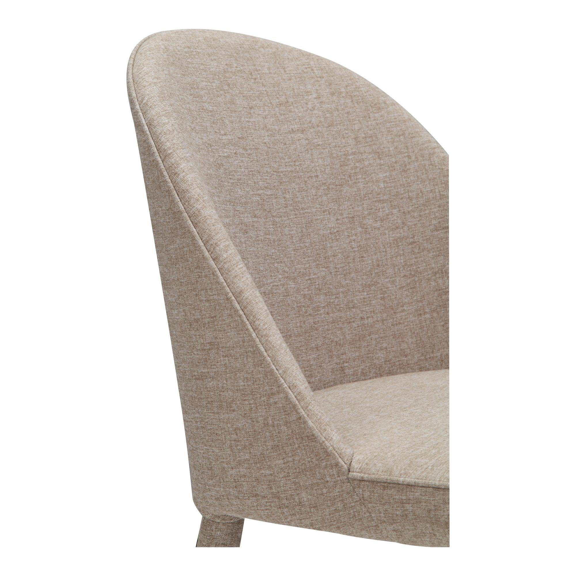 Burton Fabric Dining Chair Light Grey - Set Of Two - Remutear