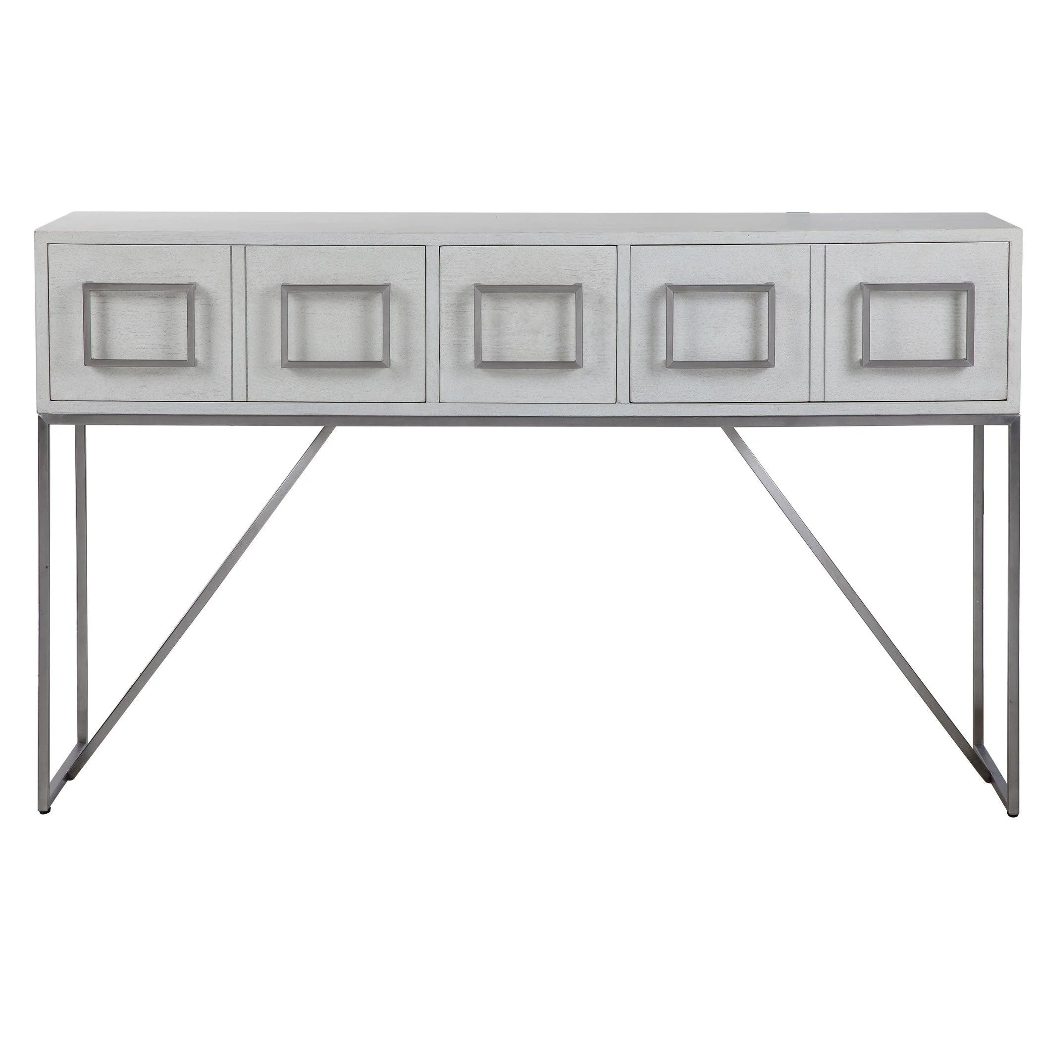 ABAYA WHITE CONSOLE TABLE - Remutear