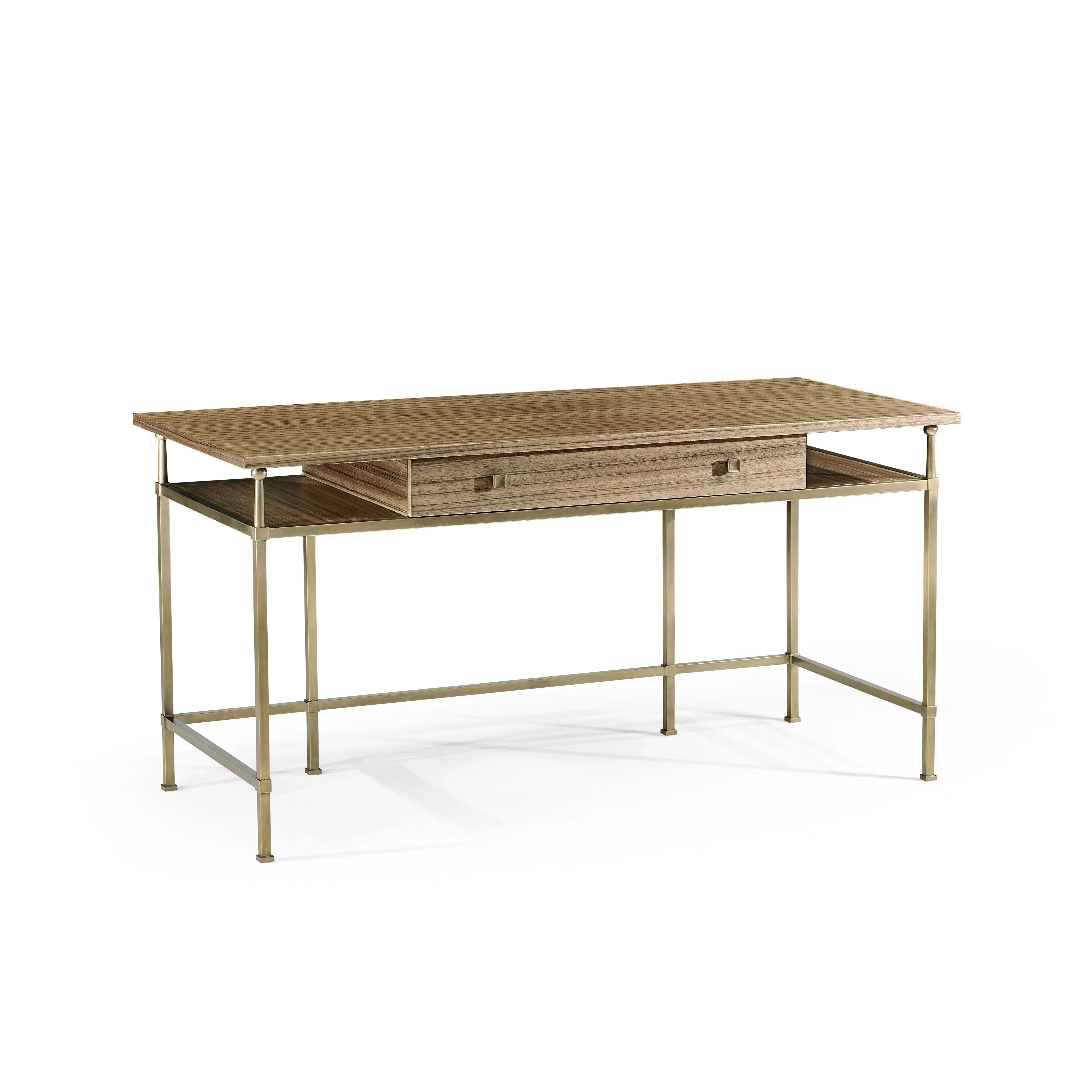 Hamilton Golden Amber Writing Desk - Remutear