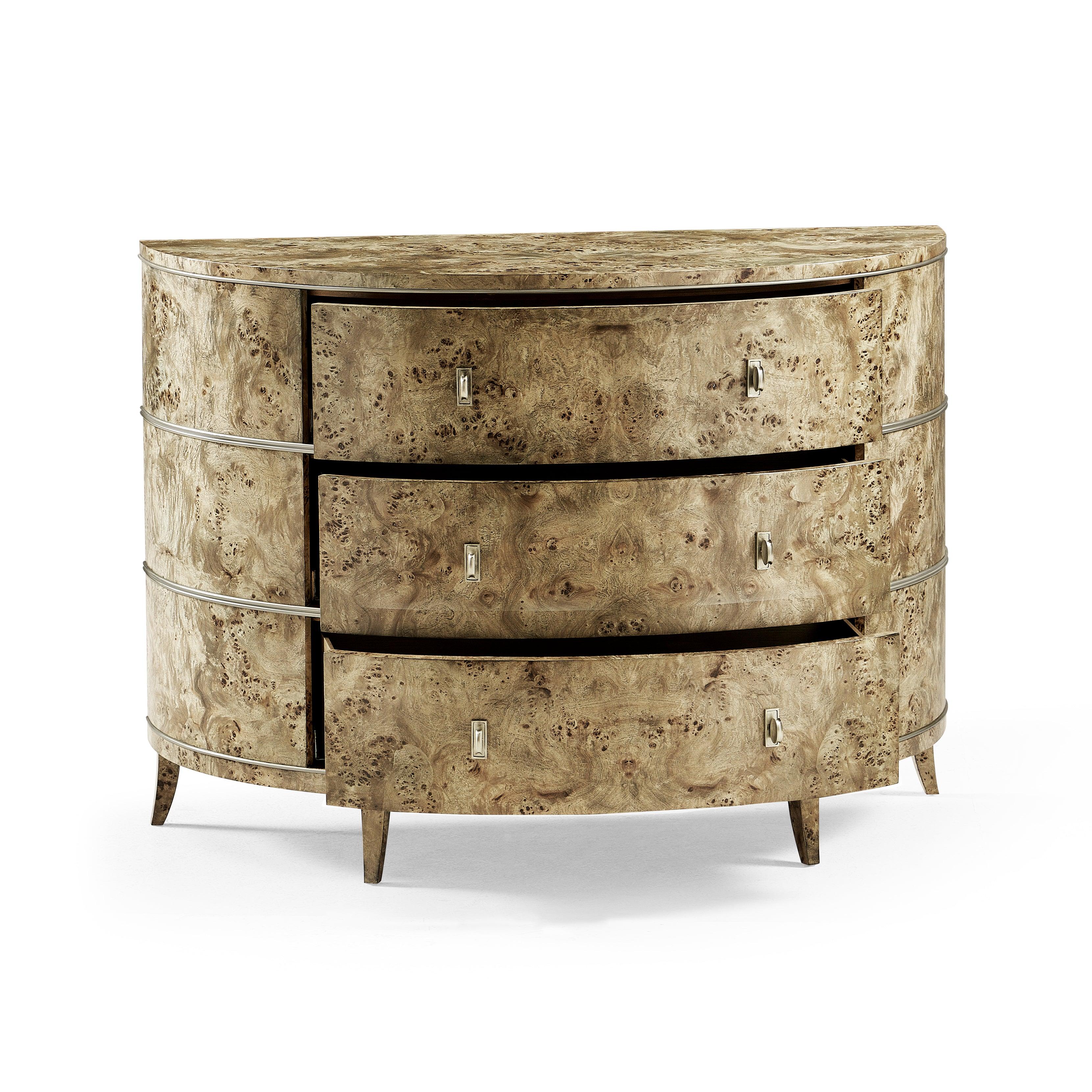 Reimagined Fulgurite Mappa Burl Demilune - Remutear