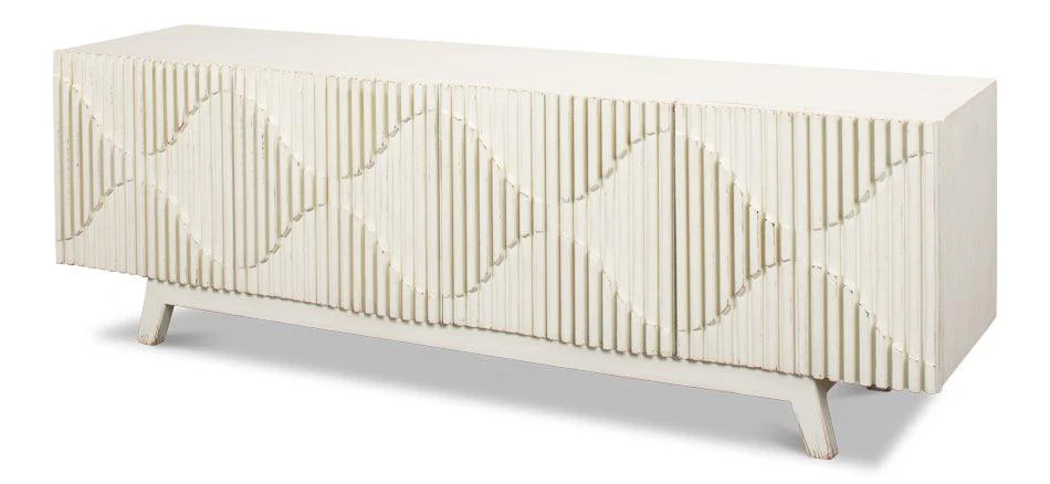 Lola Sideboard - Antique White 1 - Remutear