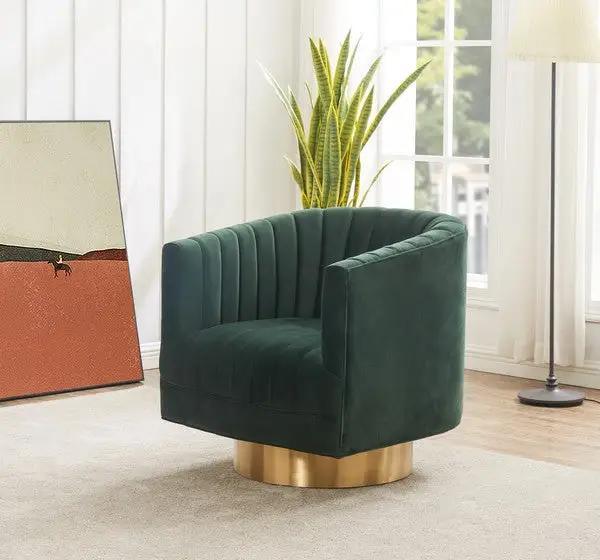JOSEPHINE SWIVEL BARREL CHAIR - Remutear